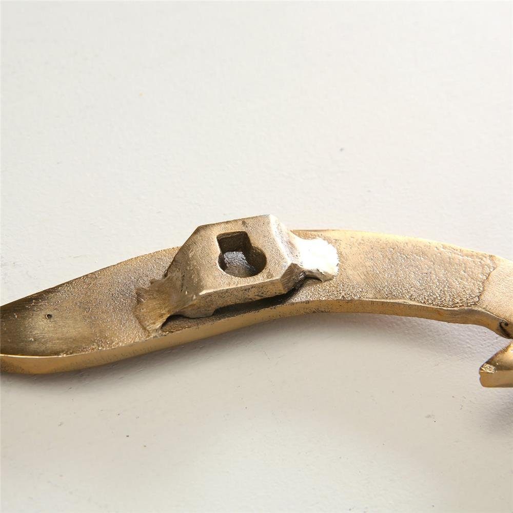 BOLTZE Dekoobjekt Birdy (2er Set, 2 St., Wandobjekt), Aluminium Gold Vögel