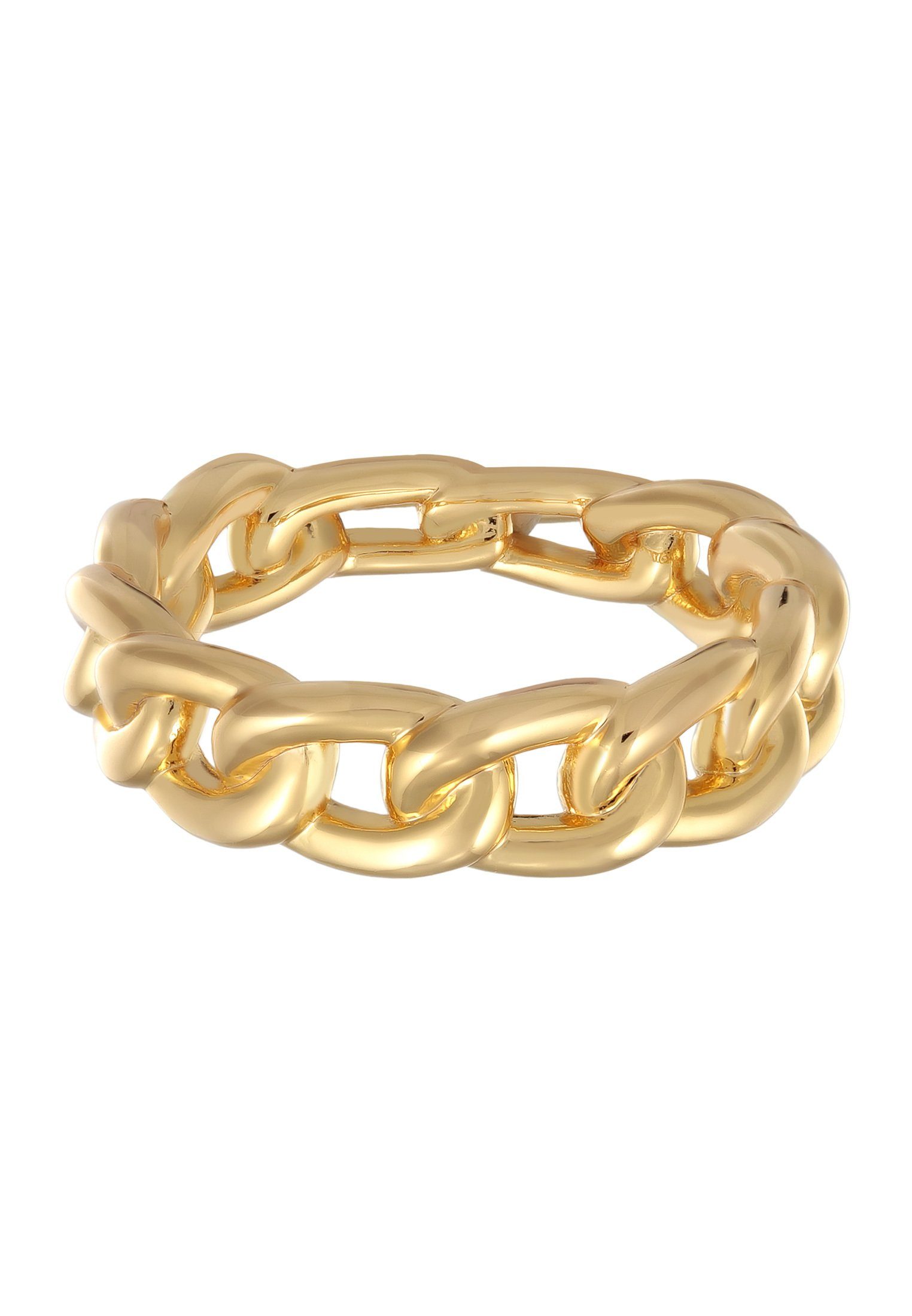 Elli Fingerring Gliederring Bandring Goldfarben für Damen günstig online kaufen
