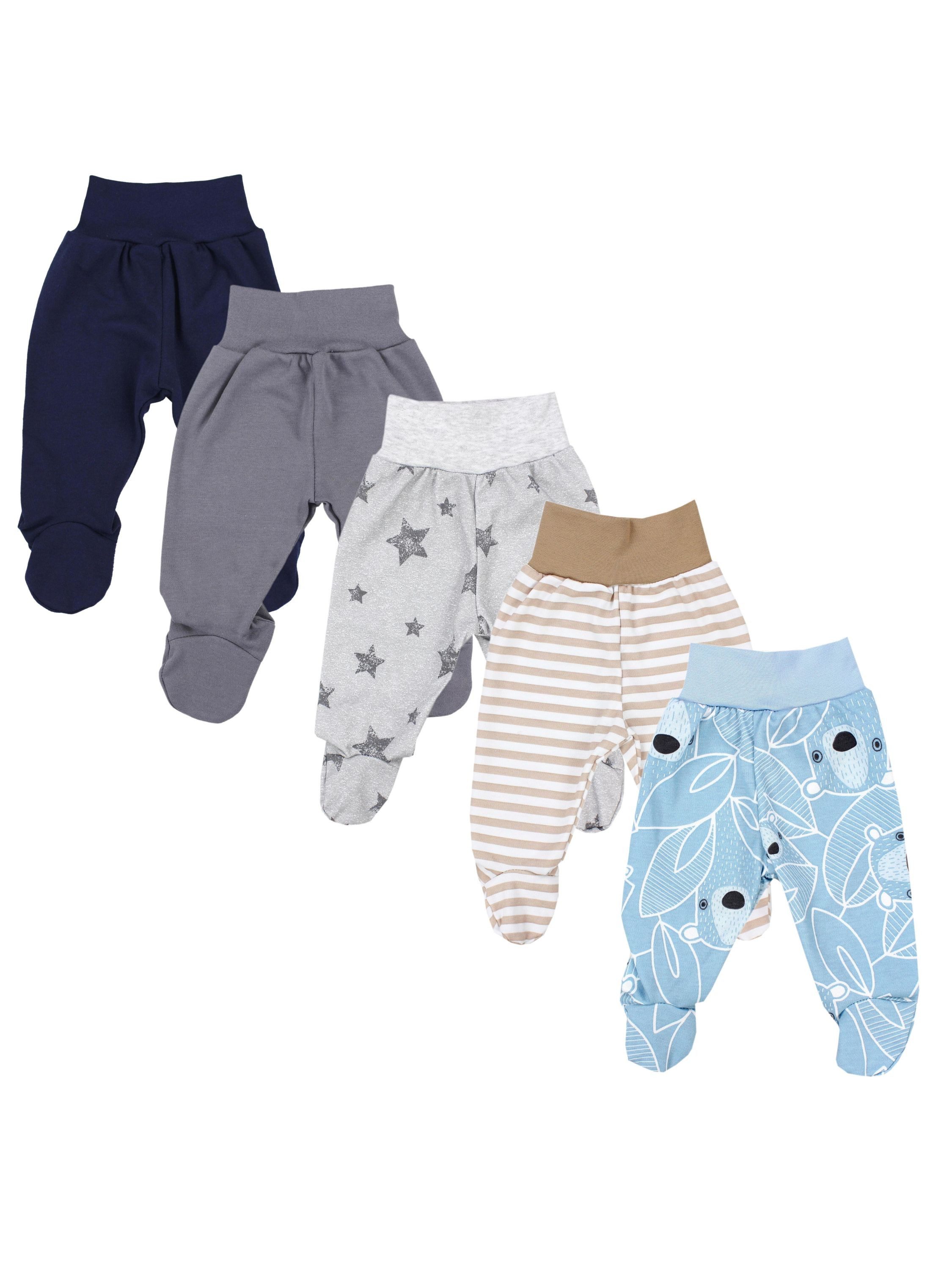 TupTam Schlupfhose TupTam Baby Unisex Hose mit Fuß 5er Pack
