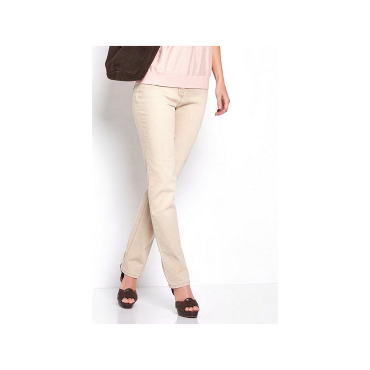 beige 5-Pocket-Jeans TONI (1-tlg)