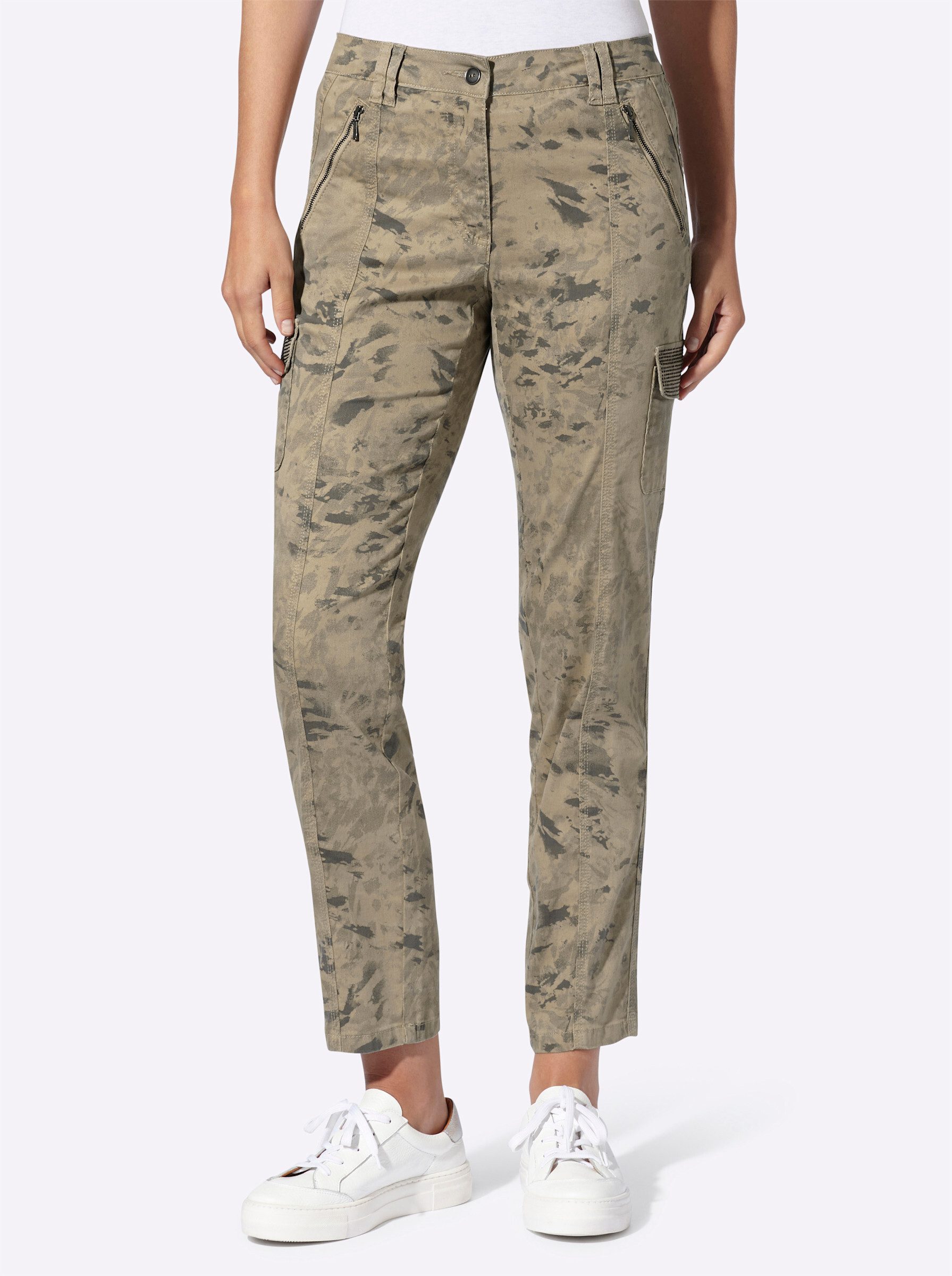 heine Jerseyhose Druckhose normal