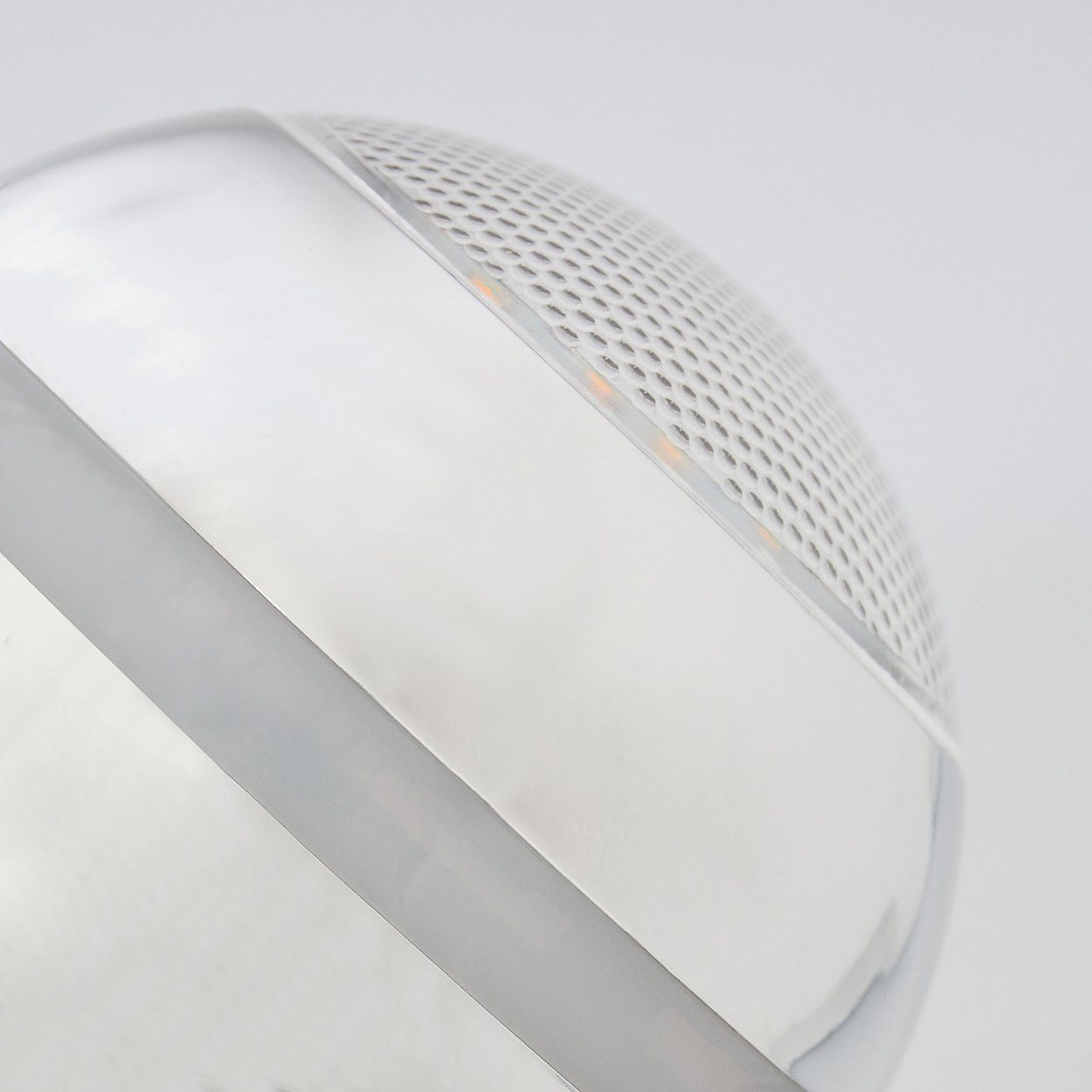 hofstein Deckenleuchte »Pellizzano« moderne Deckenlampe Weiß/Chrom, Lumen, aus Kelvin, Lichteffekt 3000 drehbar, Schirme mit in Metall/Kunststoff 19 1750 sind Watt