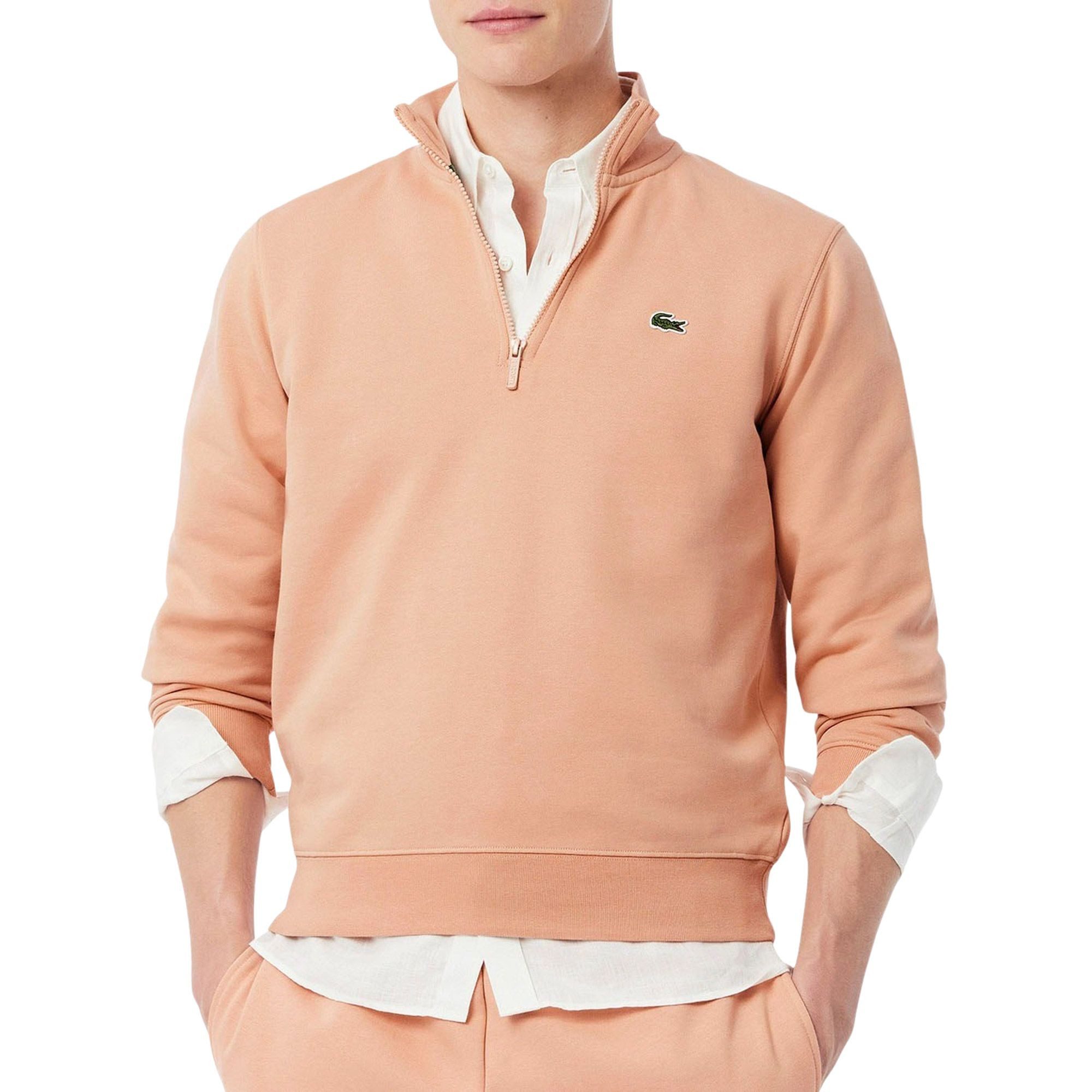 Lacoste Kapuzenpullover Herren Half Zip Pullover günstig online kaufen