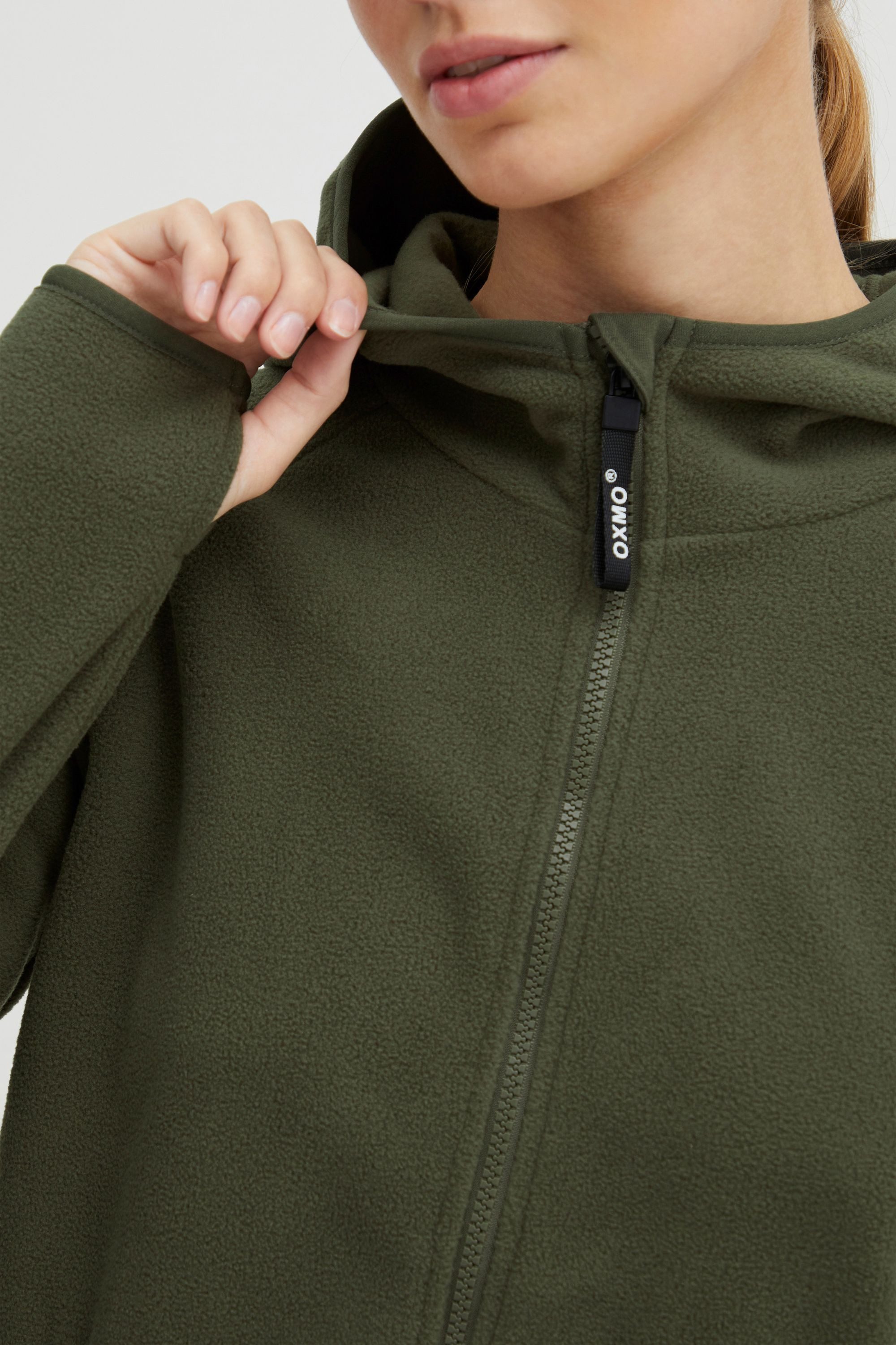 OXMO Fleecejacke OXFinja Fleecejacke mit Kapuze – Bild 3 von 5
