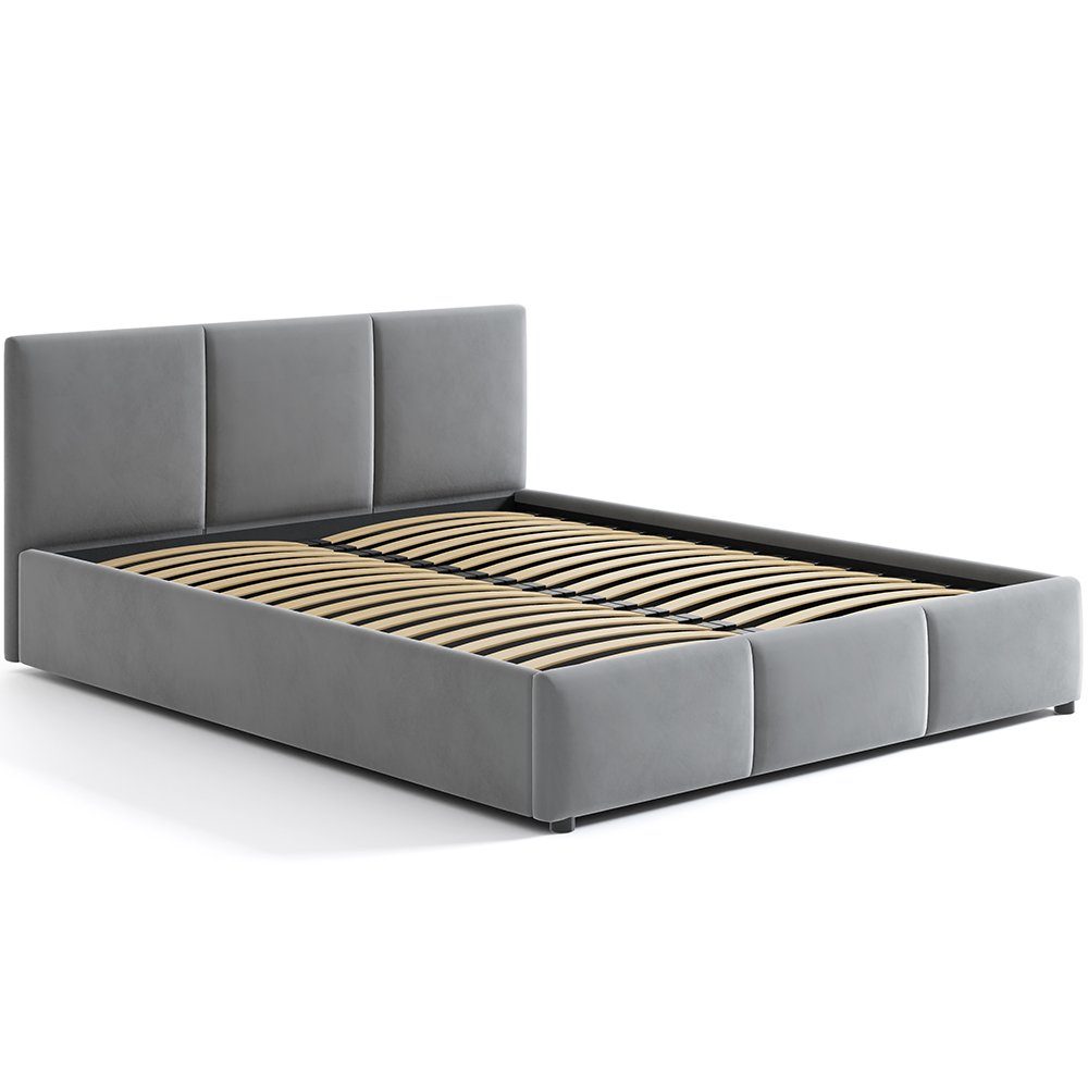 Home Collective Polsterbett Doppelbett 140x200 und 160x200 cm mit Lattenros günstig online kaufen