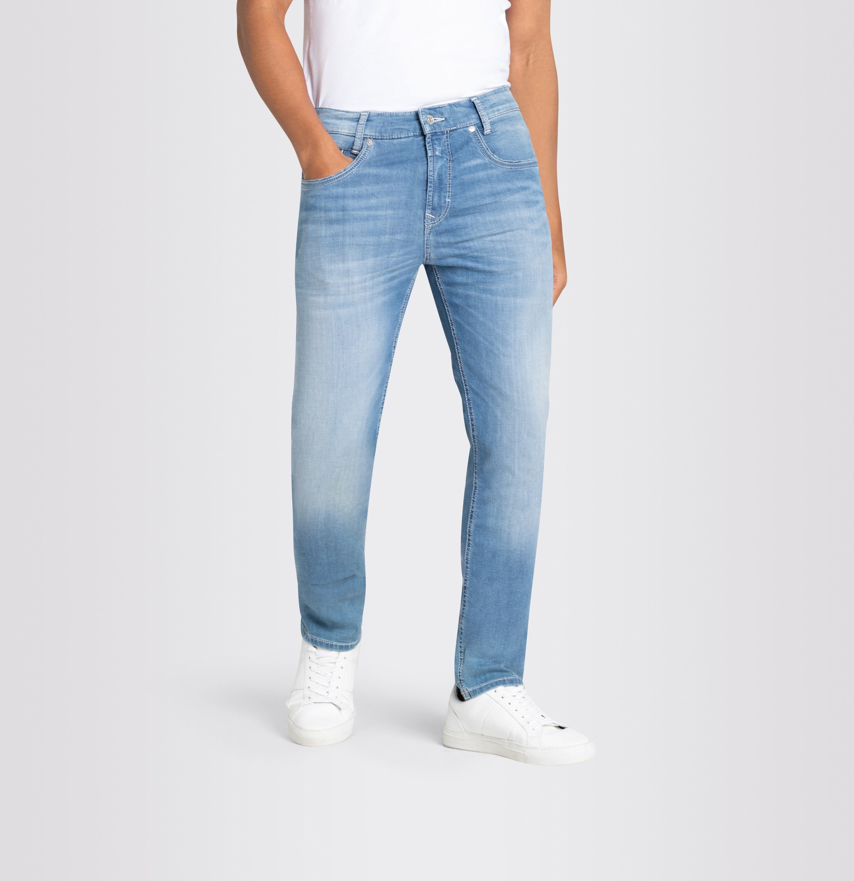 H250 light MAC 5-Pocket-Jeans blue