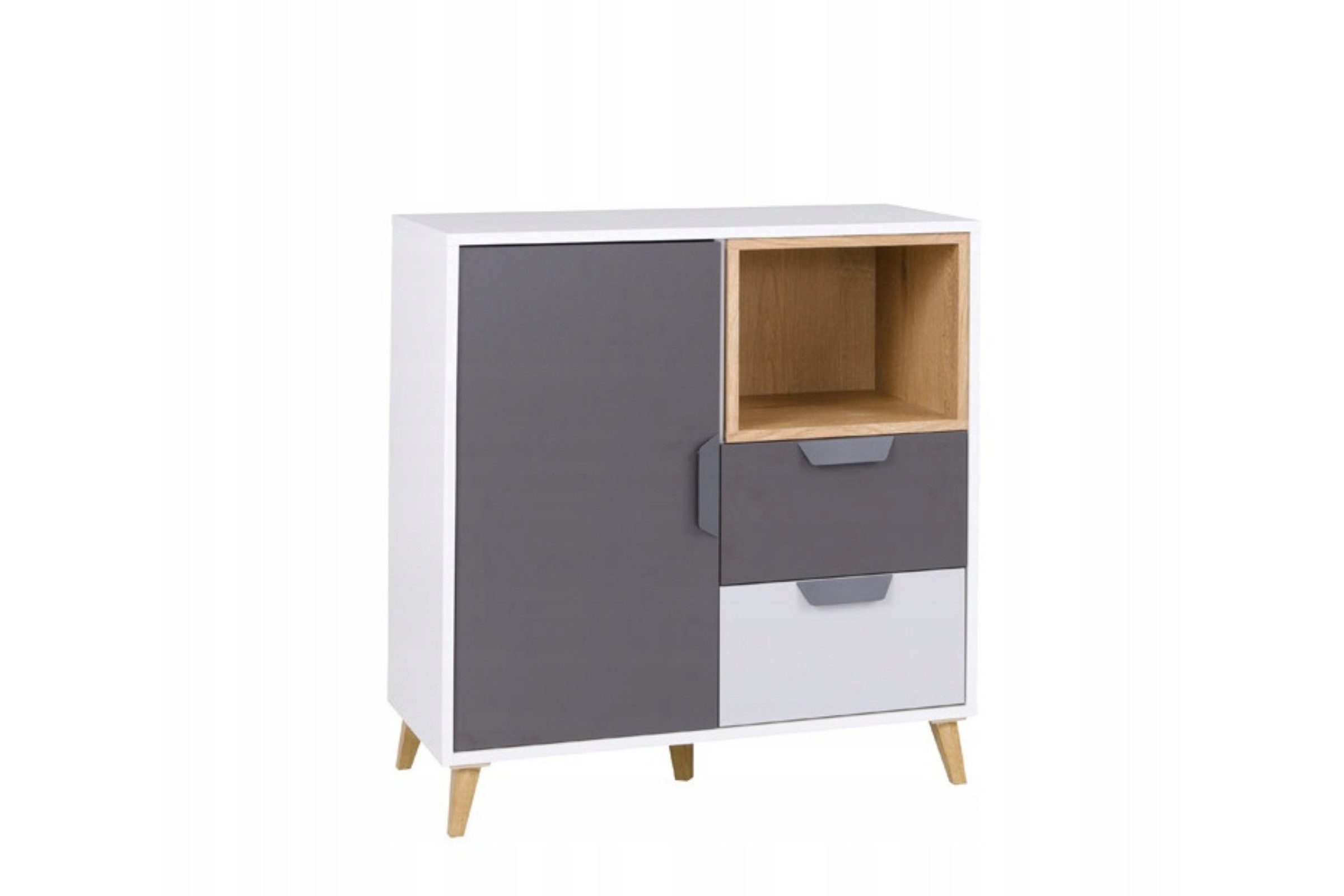 Kommode JUSTIN 9 Kinderkommode Jugendkommode Sideboard 80 cm breit