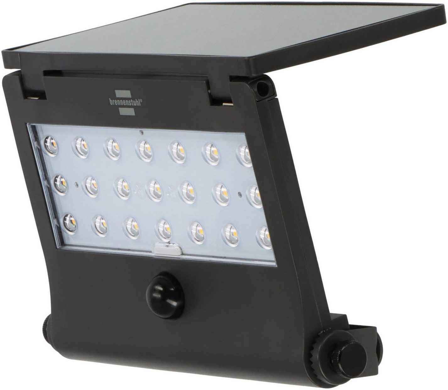 Brennenstuhl LED Solarleuchte Solar LED SOL 1000 Pad mit Bewegungsmelder 1000lm IP65