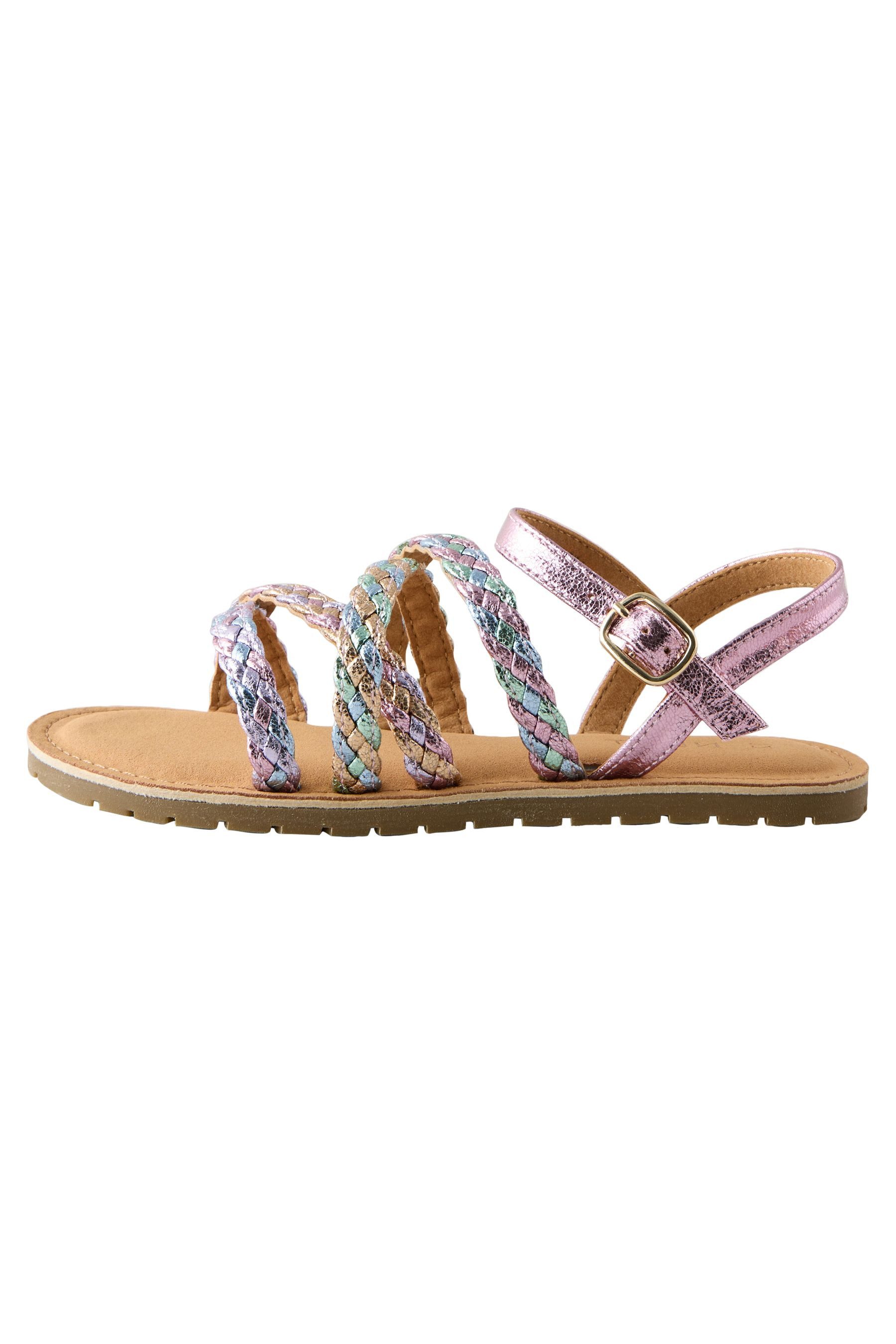 Next Riemchensandalen mit Flechtdetails Riemchensandale