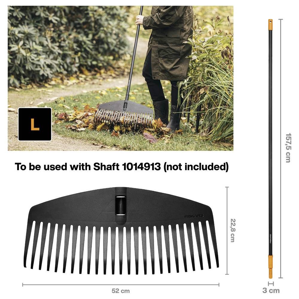 Fiskars Laubbesen 1014915 Laubbesen Arbeitsbreite 52 cm