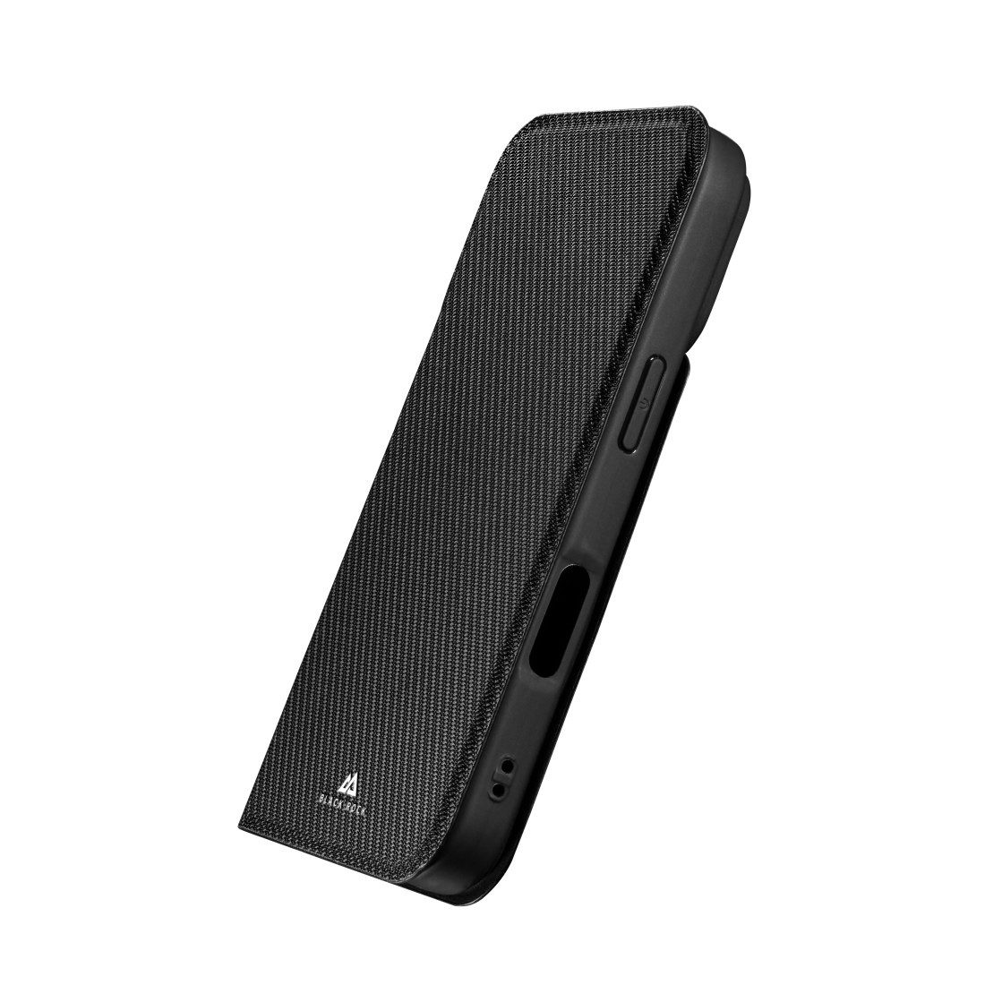 Black Rock Smartphone-Mappe Handytasche mit Kartenfach für Apple iPhone 17 Pro 18 Pro, Kartenfach, Magnetverschluss, Kameraschutz, Anti-Rutsch-Oberfläche