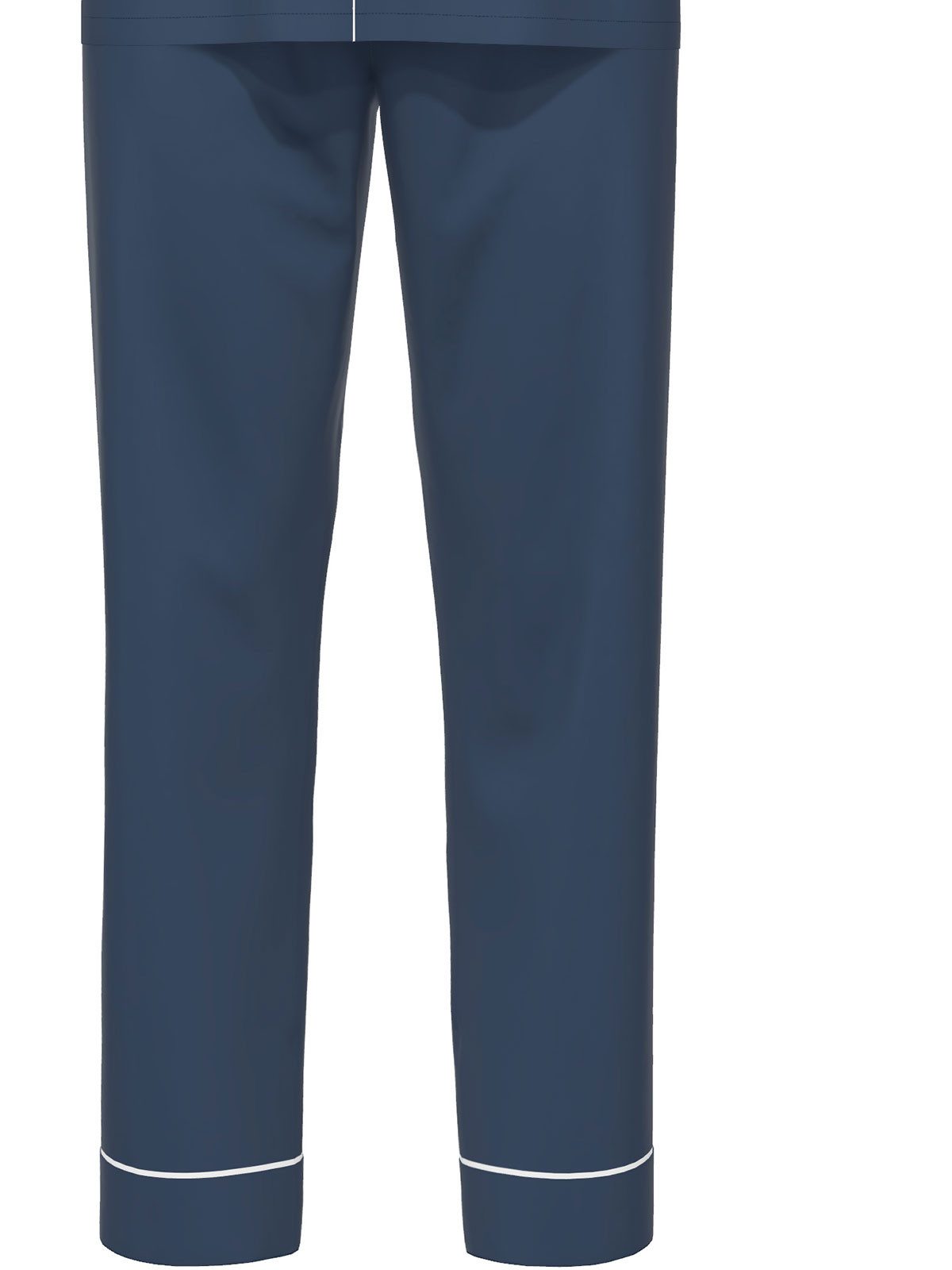 Seidensticker schwarze Rose Pyjama Herren Pyjama Set lang bodywear (Stück, 1 tlg) -