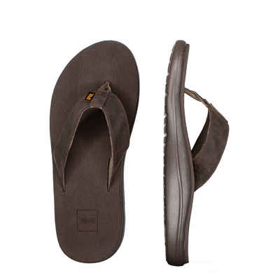 Teva »Zehentrenner Sandale Voya Flip Leather« Trekkingsandale (1-tlg) das Fußbett minimiert Gerüche