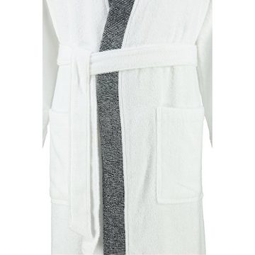 Egeria Unisex-Bademantel Black&White Kimono, Kimono, 100% Baumwolle