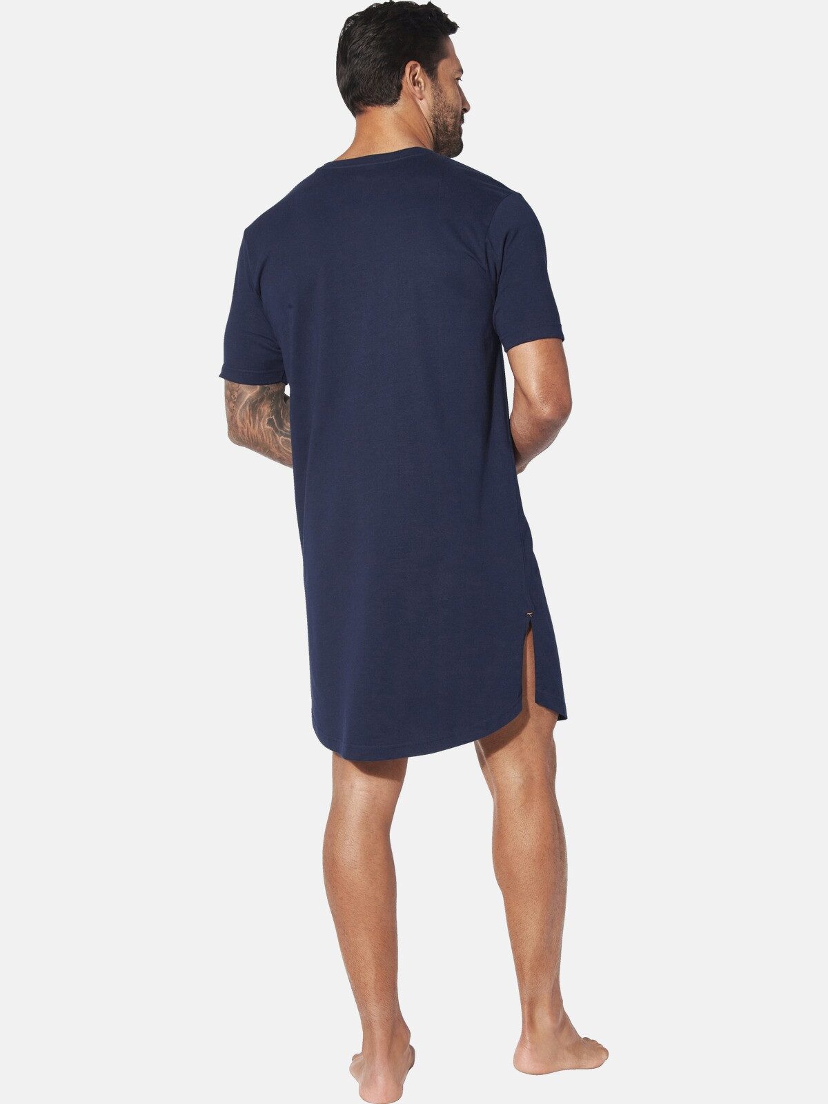 Jan Vanderstorm Pyjamaoberteil OENSKE mit karierter Brusttasche günstig online kaufen