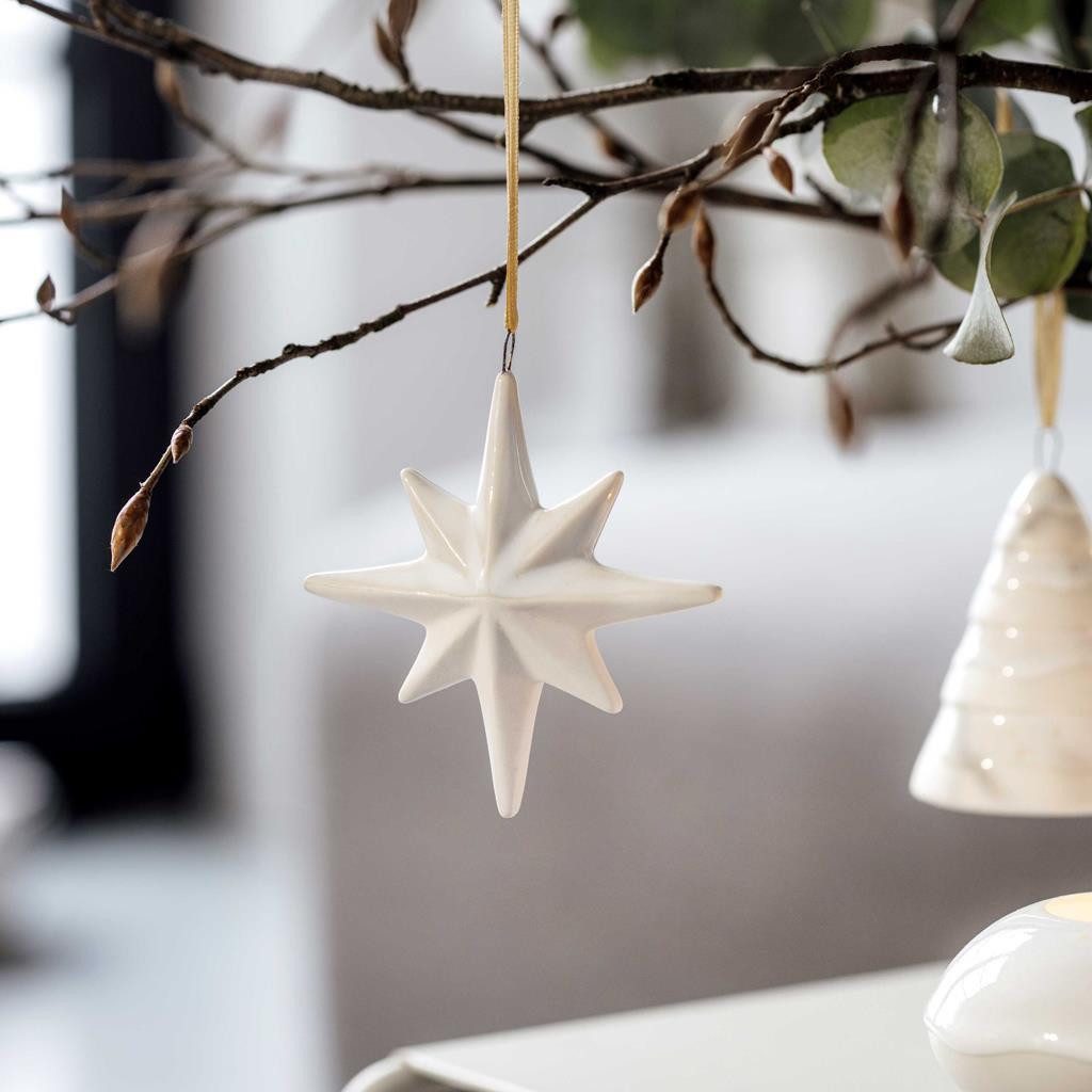 like. by Villeroy & Boch Dekoobjekt Winter Glow Ornamente Stern 6er Set (6 St., 6er Set)