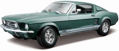 Maisto® Sammlerauto Ford Mustang GTA Fliessheck67, 1:18, grün, Maßstab 1:18, aus Metallspritzguss