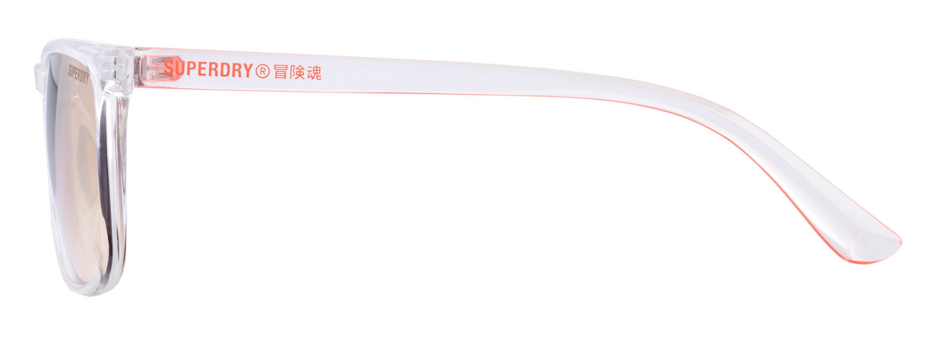 Superdry Sonnenbrille Modell 996059 Form Karree/Eckig, Logoschriftzug auf Bügel, Injectionfassung