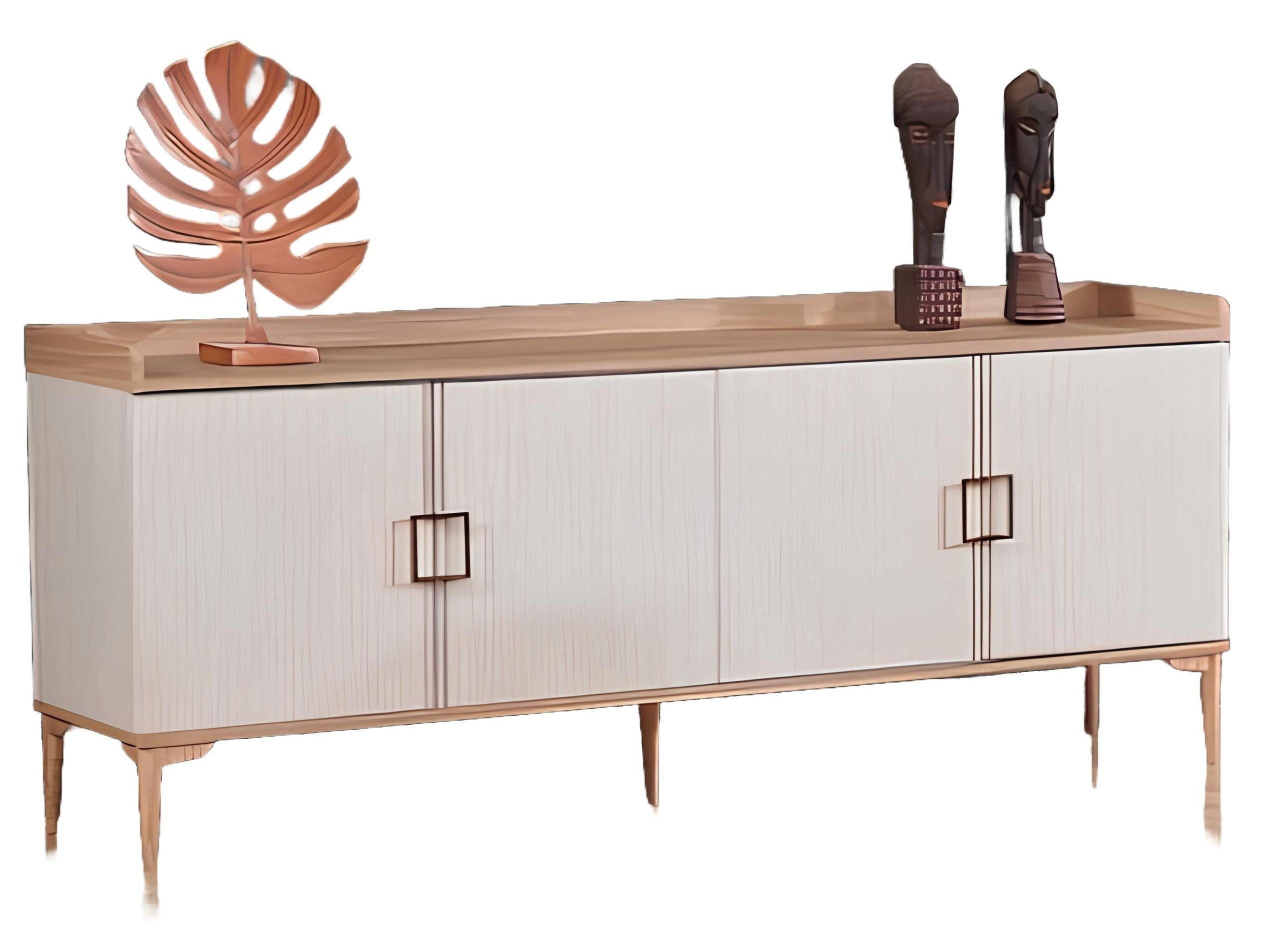 JVmoebel Sideboard Elegante Schminkkonsole mit Spiegel und geräumigen Schubladen (Konsole), Made in Europa
