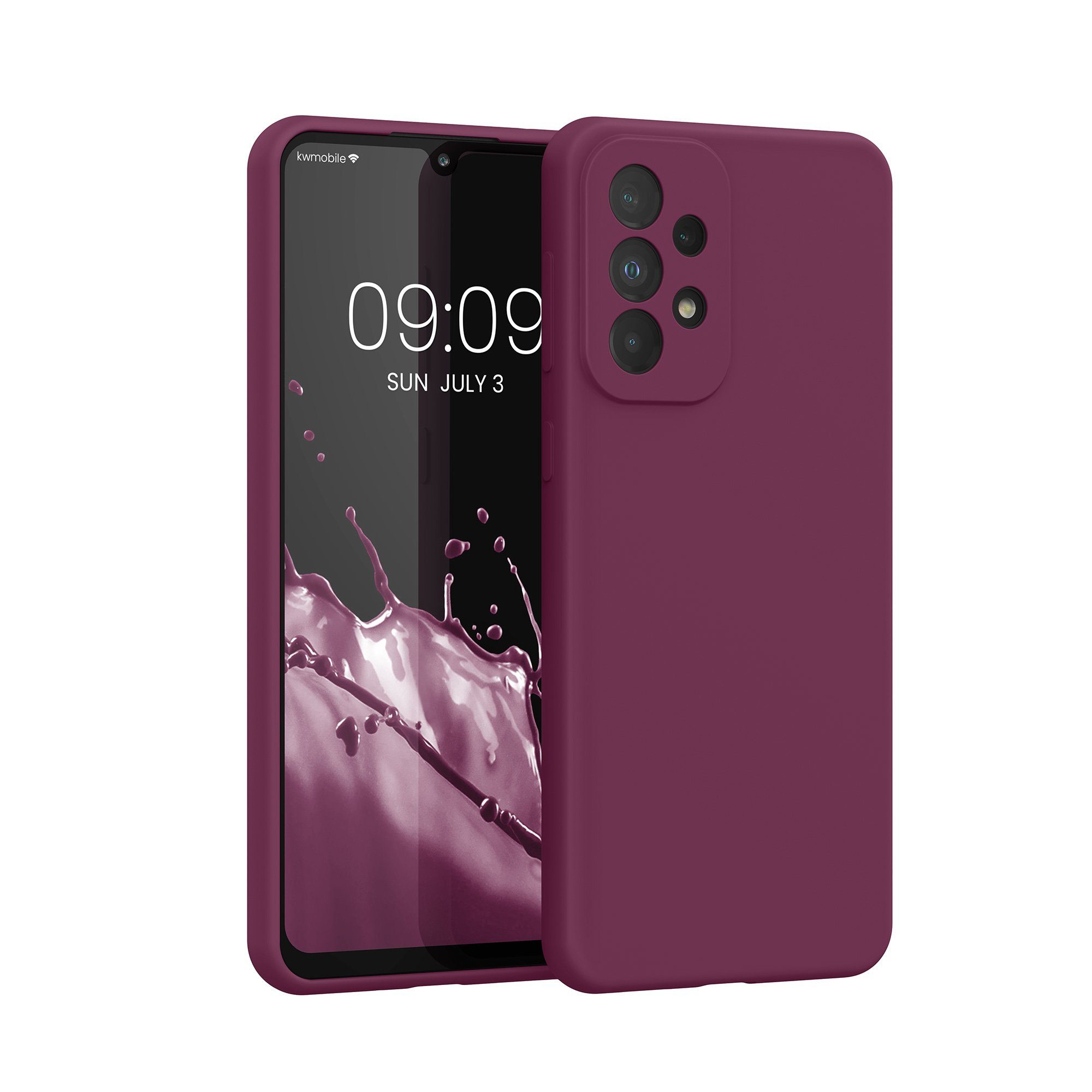kwmobile Handyhülle Handyhülle für Samsung Galaxy A33 5G Hülle, Weiches Handy Silikon Case - Schutzhülle Cover