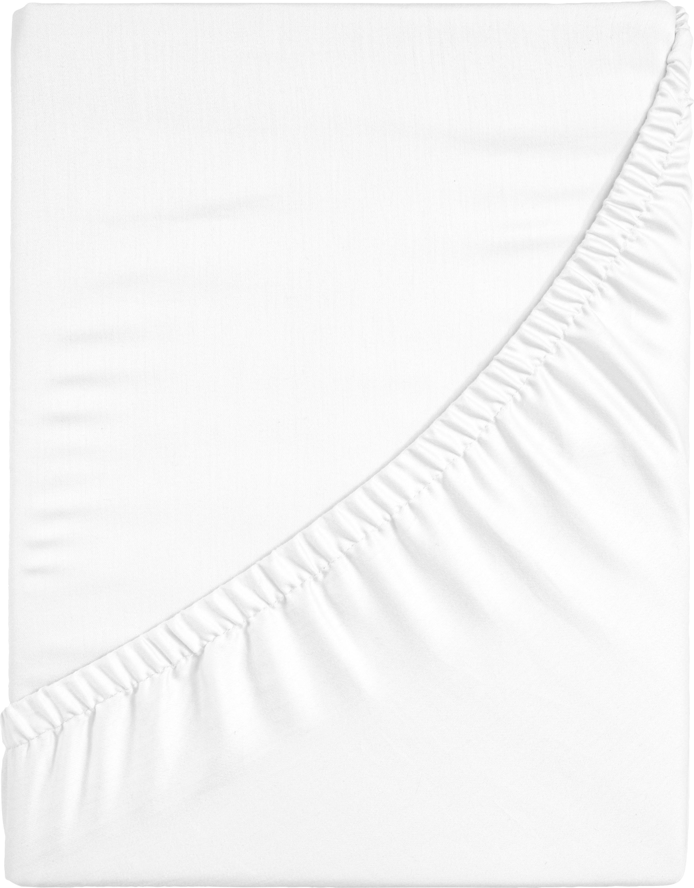 CASATEX Spannbettlaken Jersey-Elasthan, Jersey, Gummizug: rundum, (1 Stück), mit Elasthan