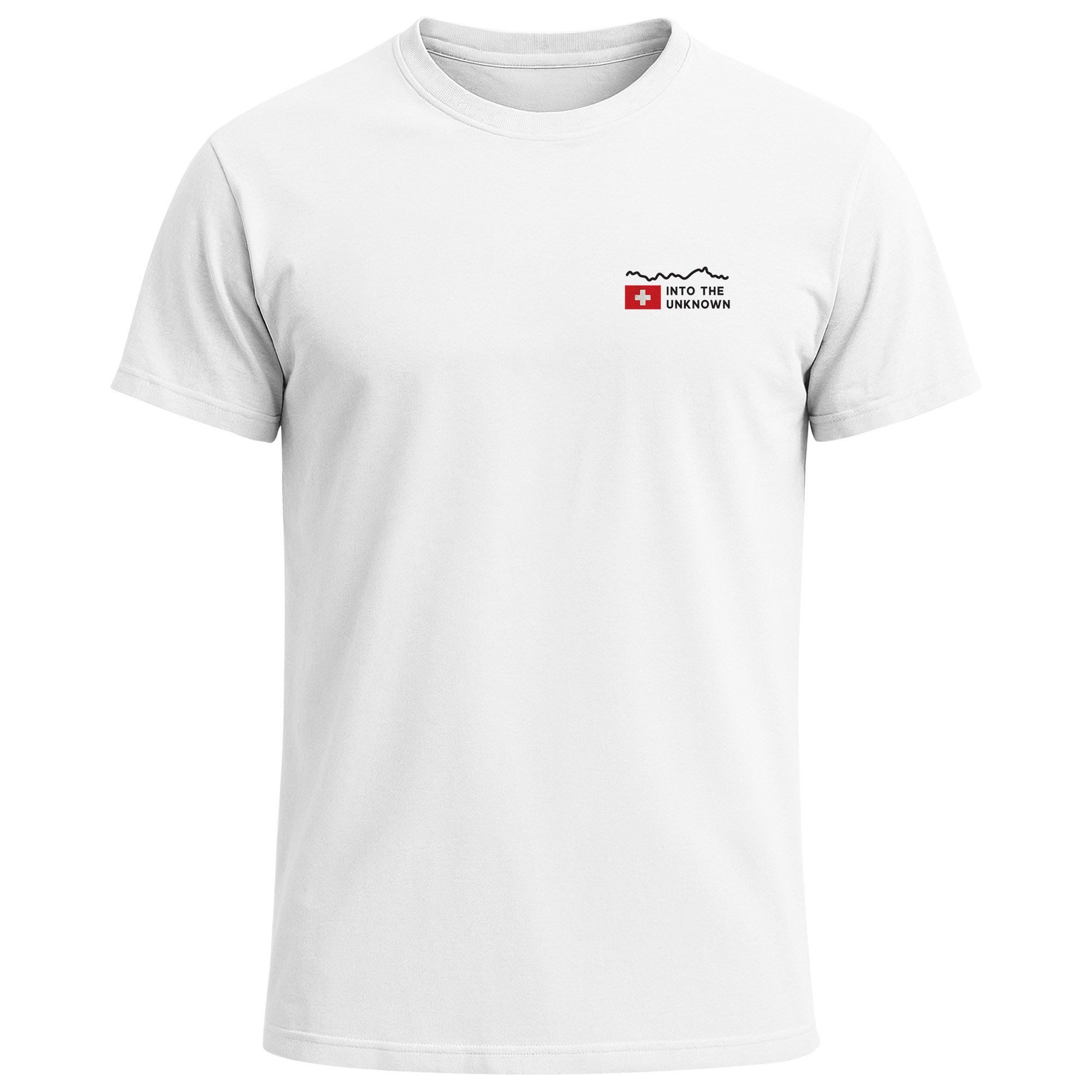 Neverless Print-Shirt Herren T-Shirt Wandern Berge Alpen Schweiz Fotoprint günstig online kaufen