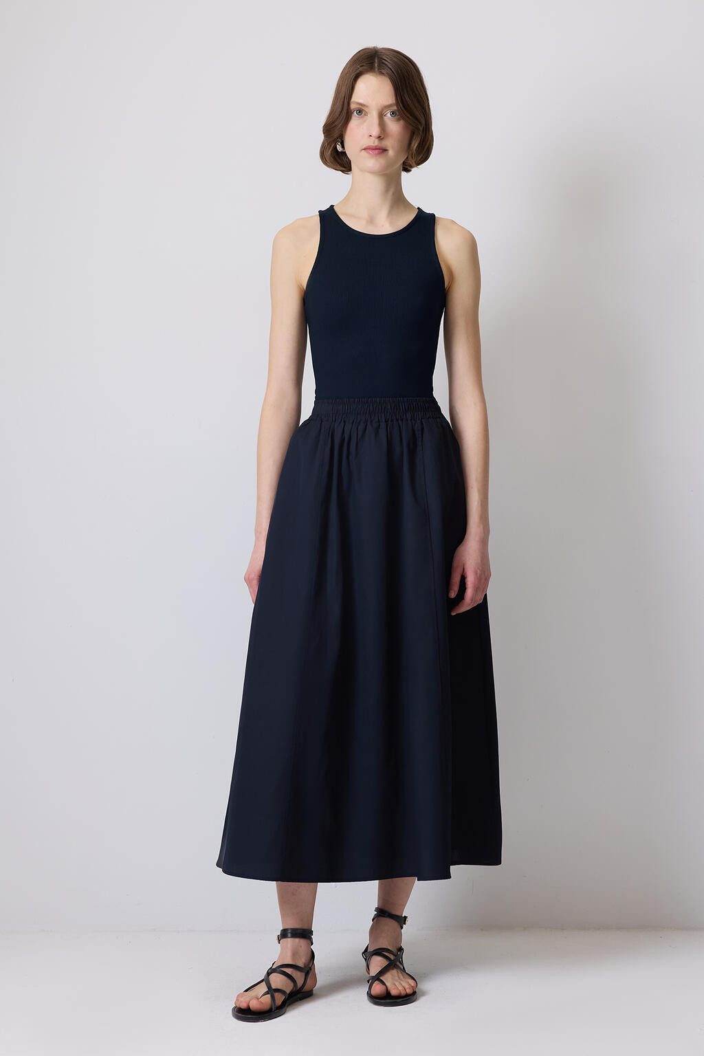 touche prive Faltenrock GEWEBTER ROCK MIT ELASTISCHER TAILLE günstig online kaufen