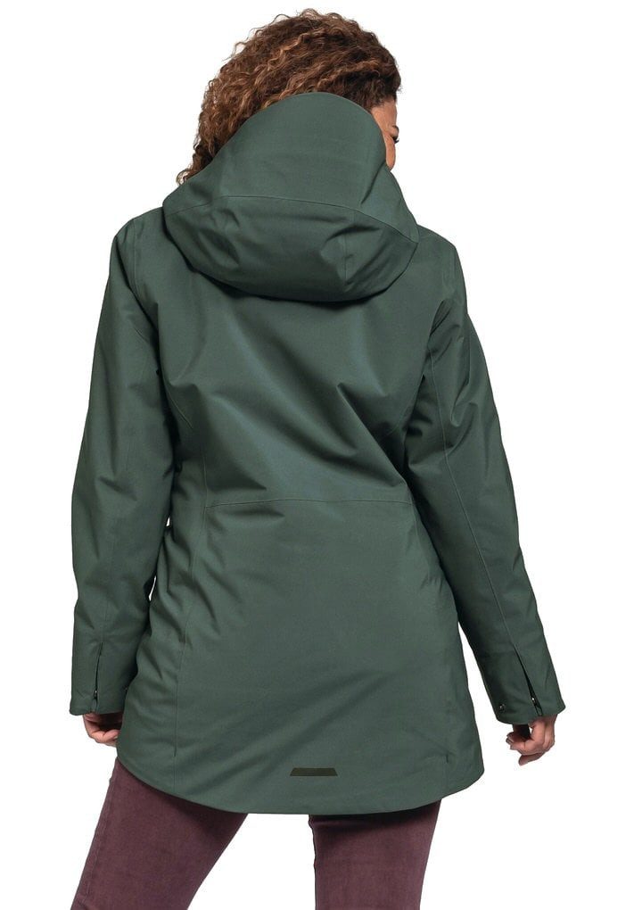 Schöffel Winterjacke Heat Cambria (Intellitex Heat Technologie) dunkelgrün Damen