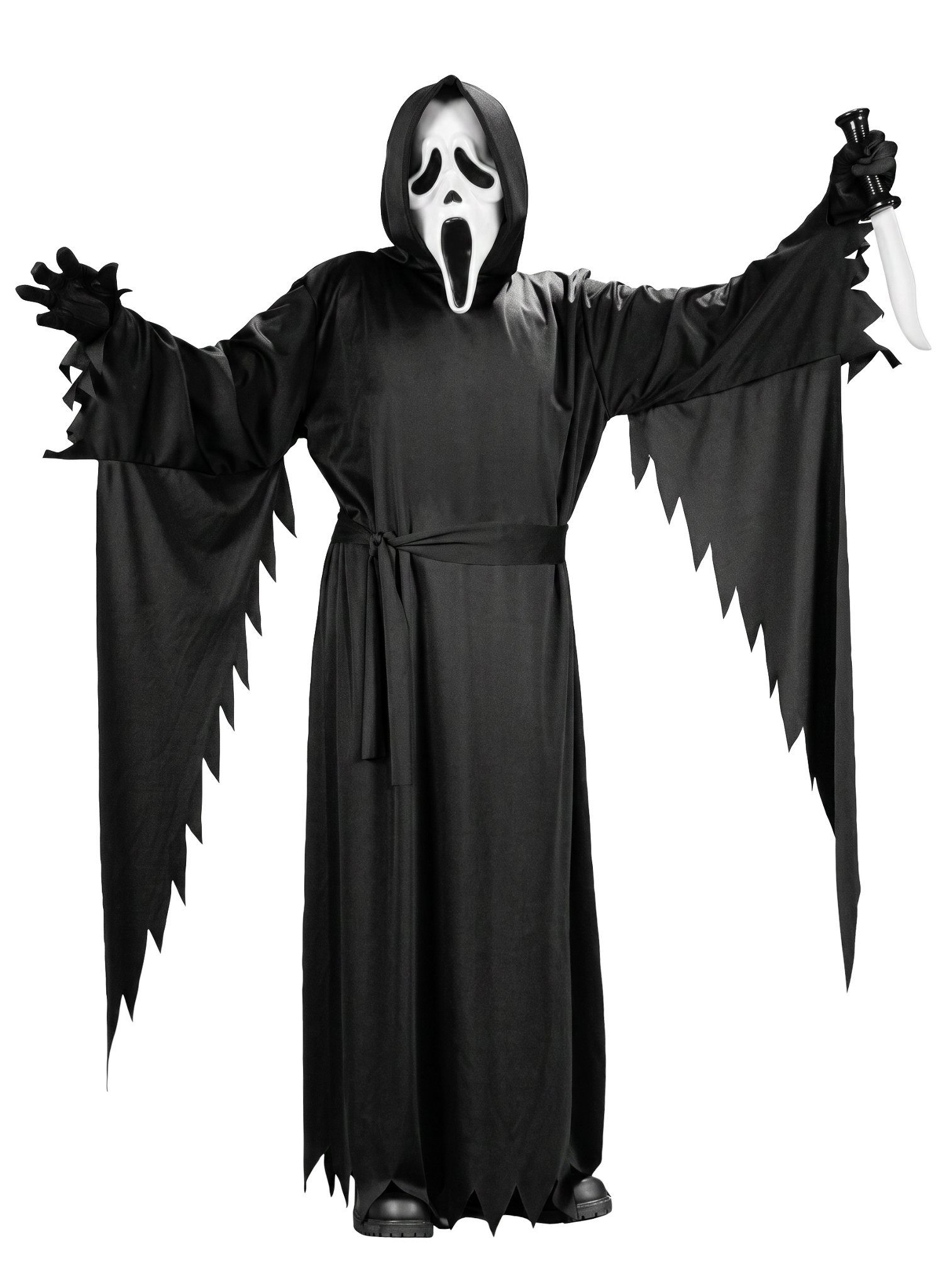 Fun World Kostüm Scream Kostüm bis 170 cm - Halloween Kostüm Kinder, Der Halloween-Dauerbrenner für alle Altersklassen