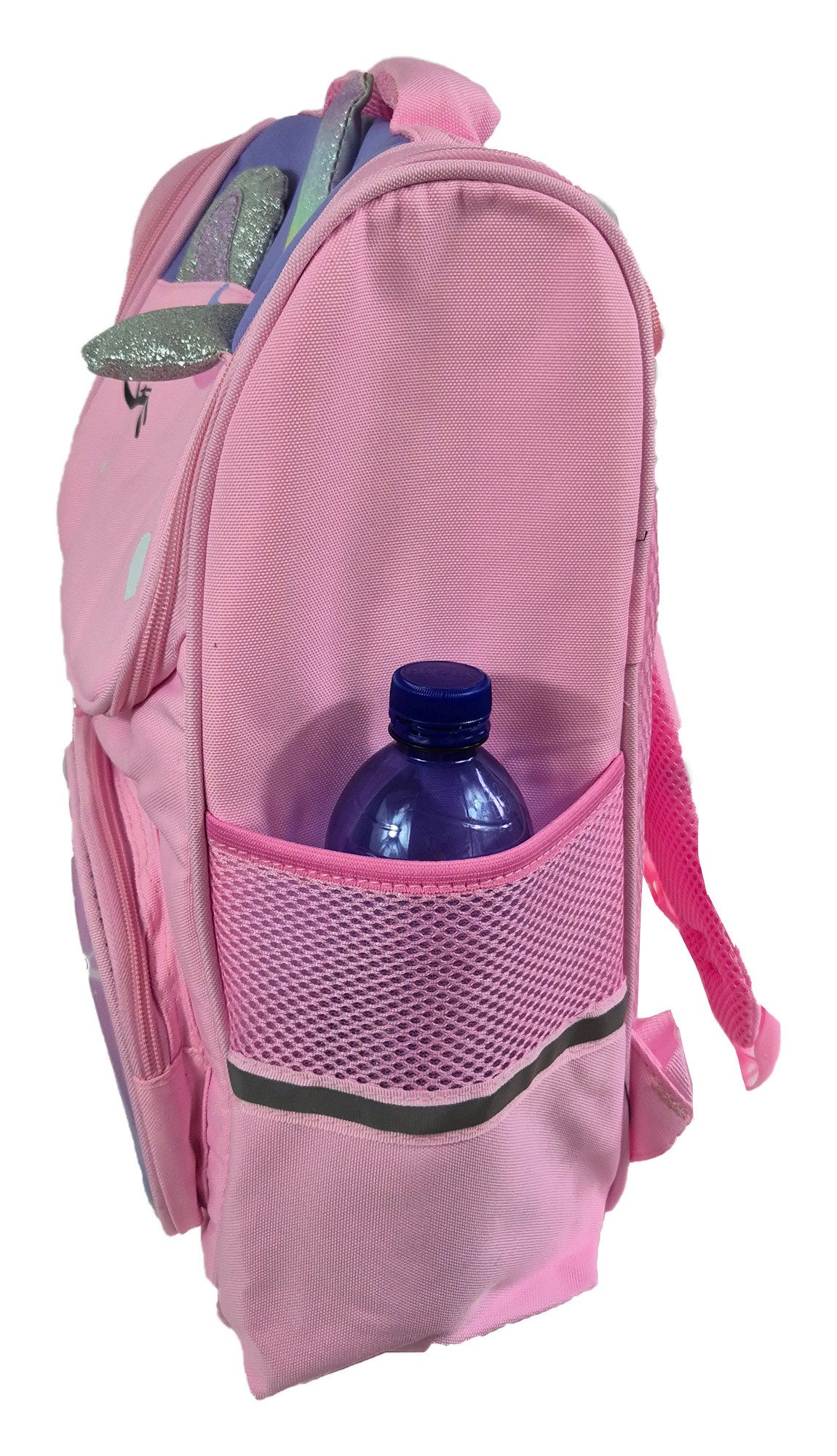 Einkaufszauber Schulrucksack Cooler Rucksack Einhorn - Schulrucksack - Daypack Backpack Einhorn 3D, Einhorn in 3D – Bild 4 von 4