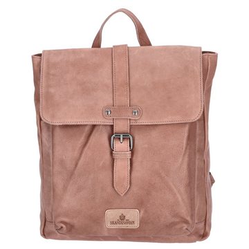 The Skandinavian Brand Freizeitrucksack The Skandinavian Brand Damen Leder Rucksack beige (1-tlg)