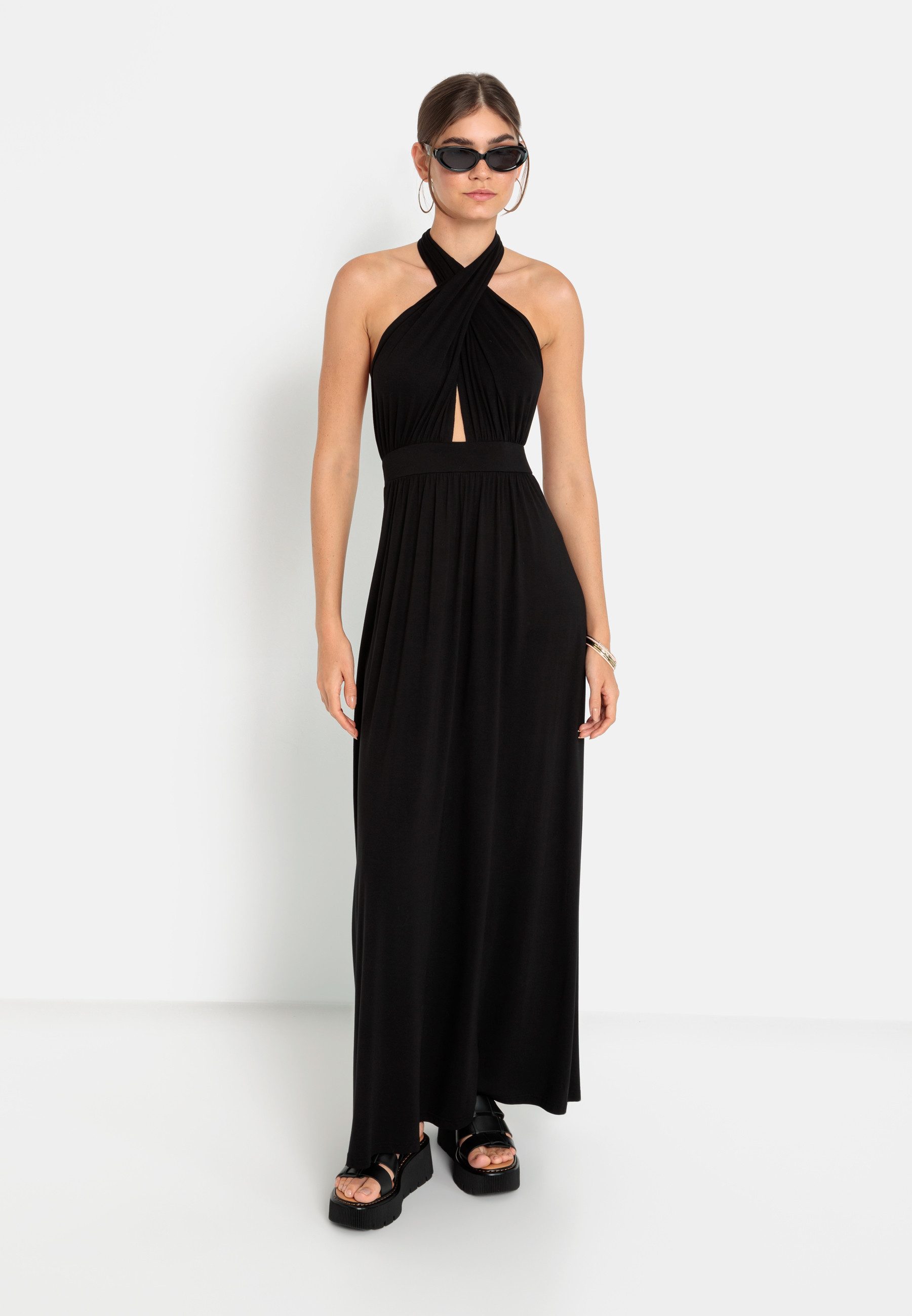 LSCN by LASCANA Neckholderkleid in Maxilänge