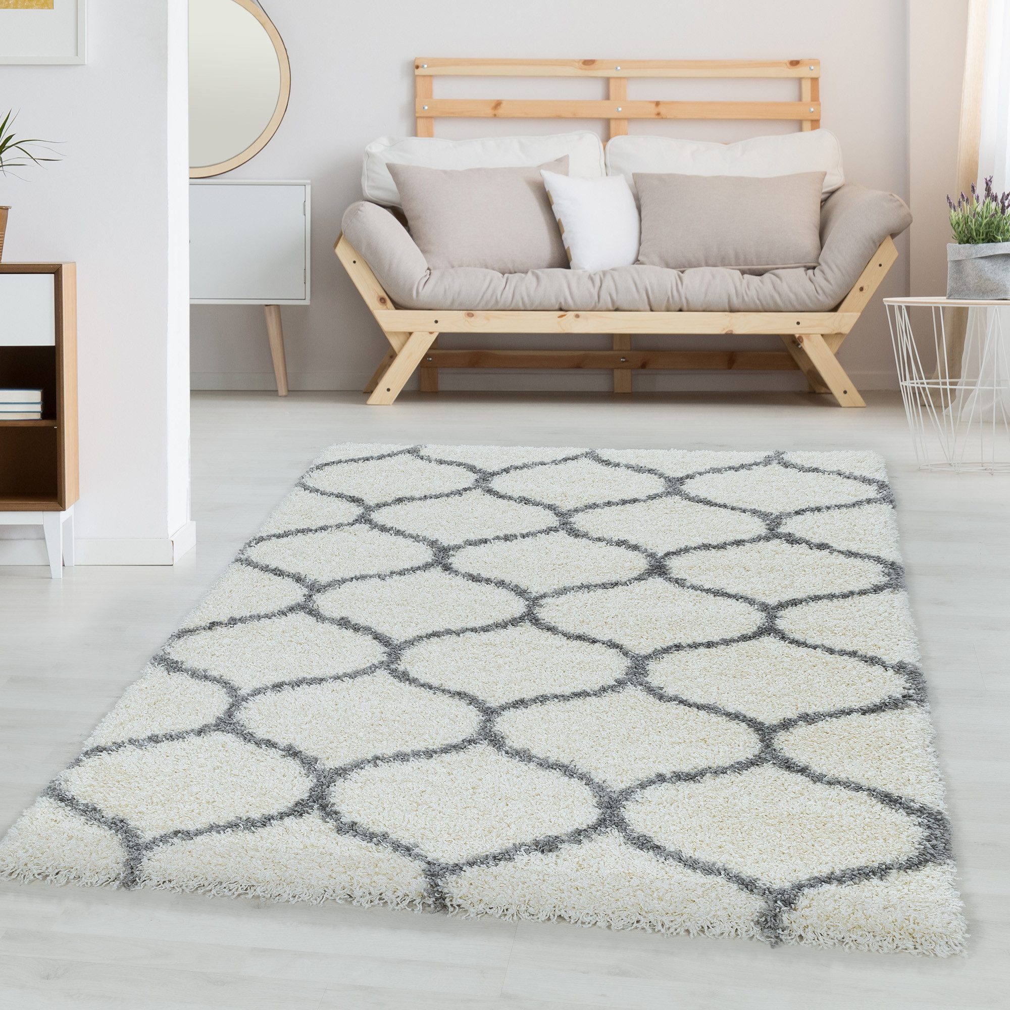 Carpettex Hochflor-Teppich Skandinavisches Design, Läufer, Höhe: günstig online kaufen