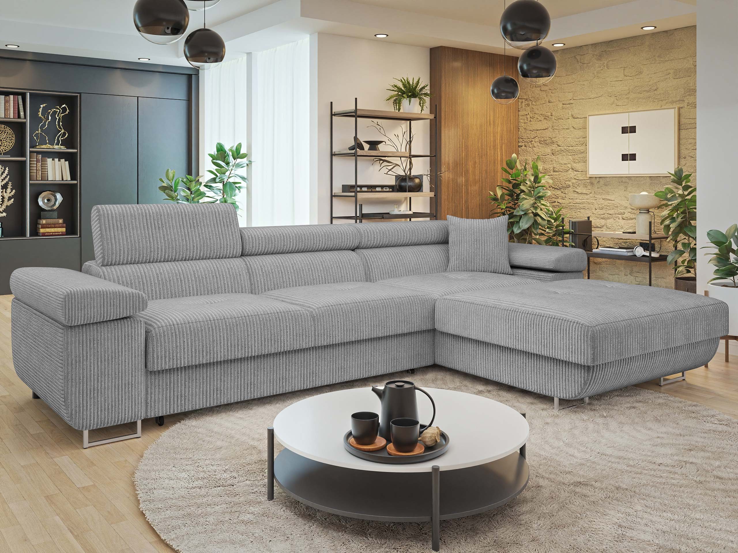 MIRJAN24 Ecksofa Torezio Mini Cord, mit günstig online kaufen