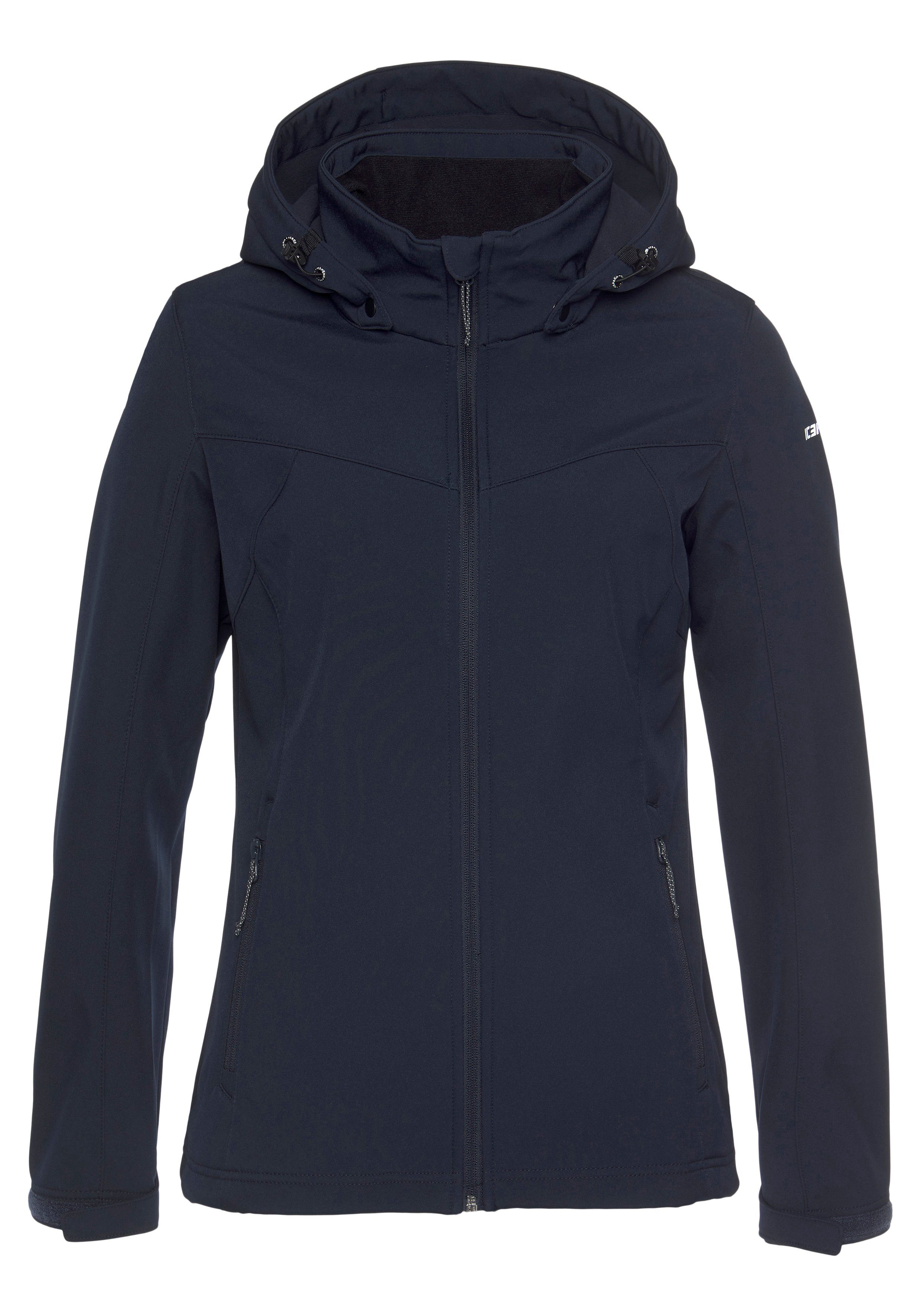ICEPEAK Softshelljacke BRENHAM Winddicht & Wasserabweisend & Atmungsaktiv mehr