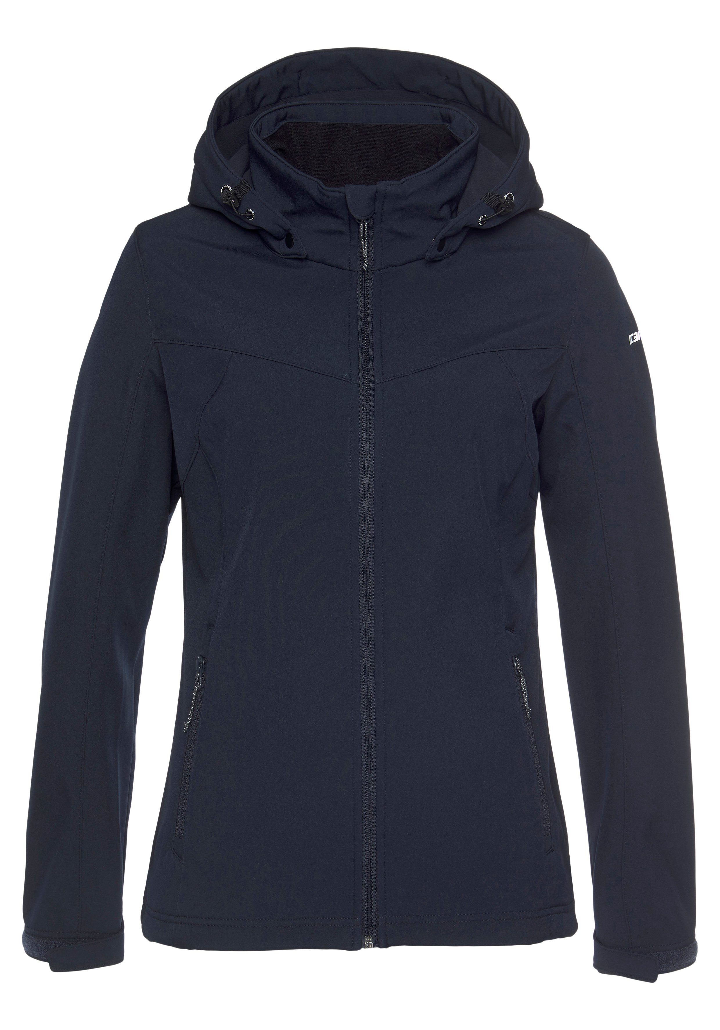 Icepeak Softshelljacke BRENHAM & Winddicht & Atmungsaktiv marine Wasserabweisend