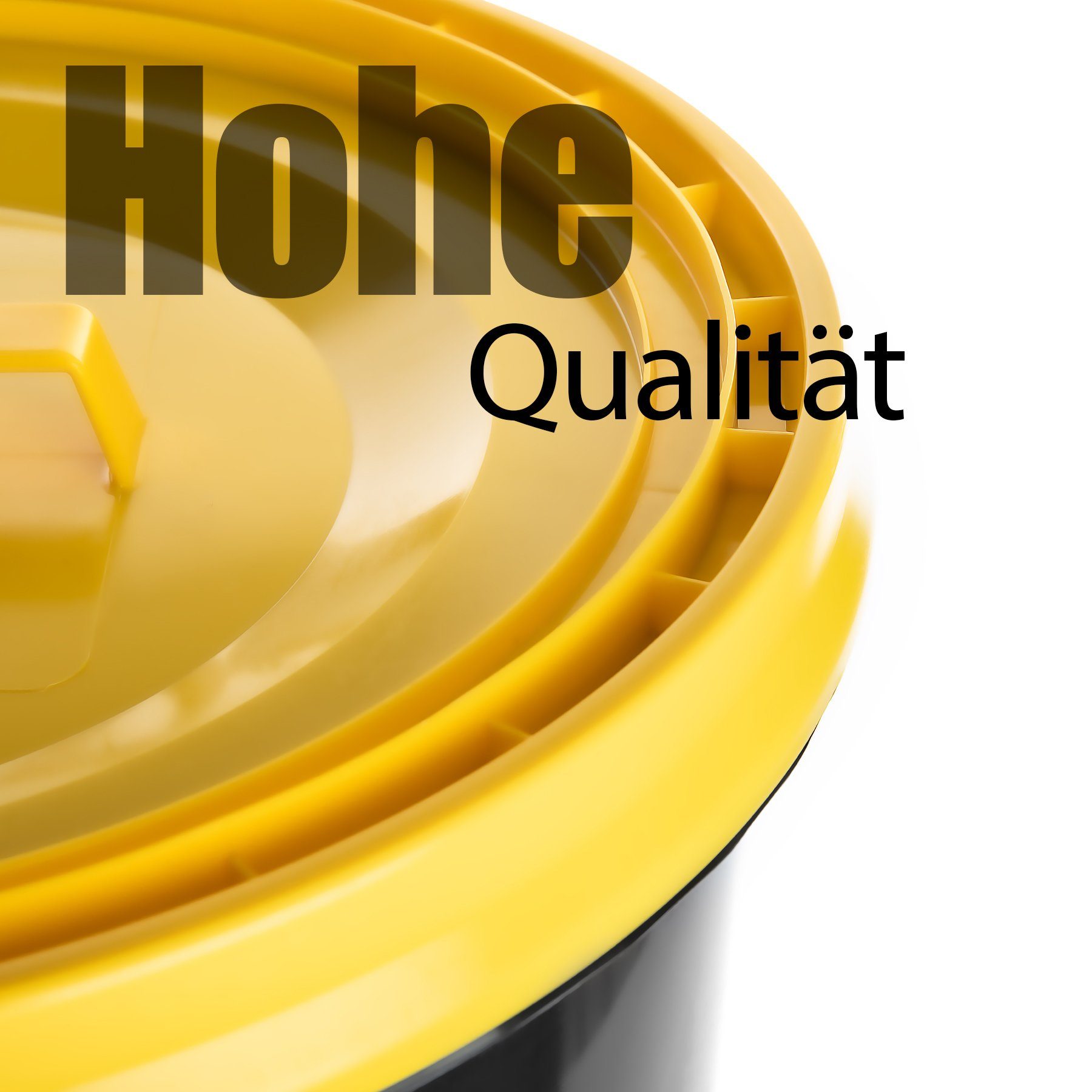 BigDean Mülleimer Wetterfeste Universaltonne 60L mit luftdicht verschließbarem Deckel, 60l Universaltonne, Mülltonne, Futtertonne, Indoor & Outdoor – Bild 4 von 5
