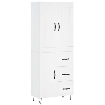 vidaXL Sideboard Highboard Weiß 69,5x34x180 cm Holzwerkstoff