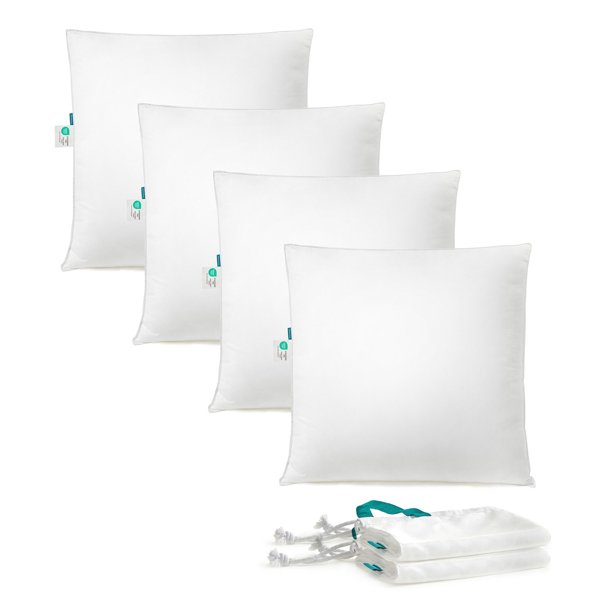 SONGMICS Kopfstützkissen Kopfkissen, Set, 4-tlg. günstig online kaufen
