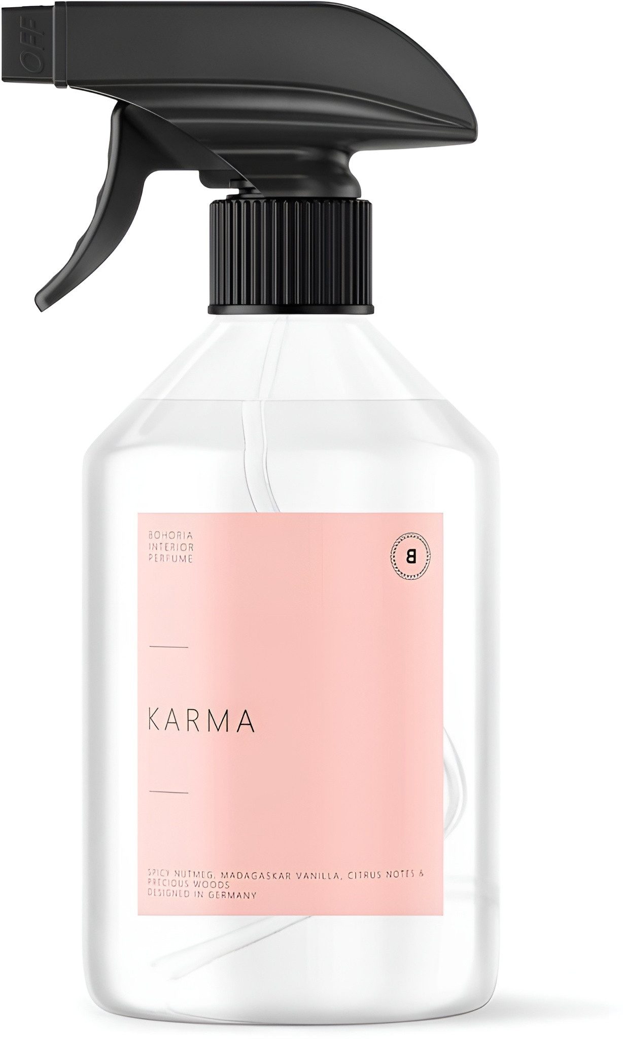 BOHORIA Raumduft Raumspray Karma 500ml mit würzig-holziger Duftnote