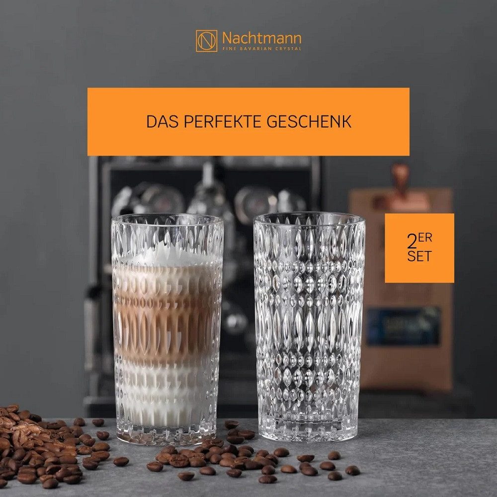 Nachtmann Thermoglas Nachtmann Ethno Barista Latte Macchiato 2er Set, Glas – Bild 4 von 5