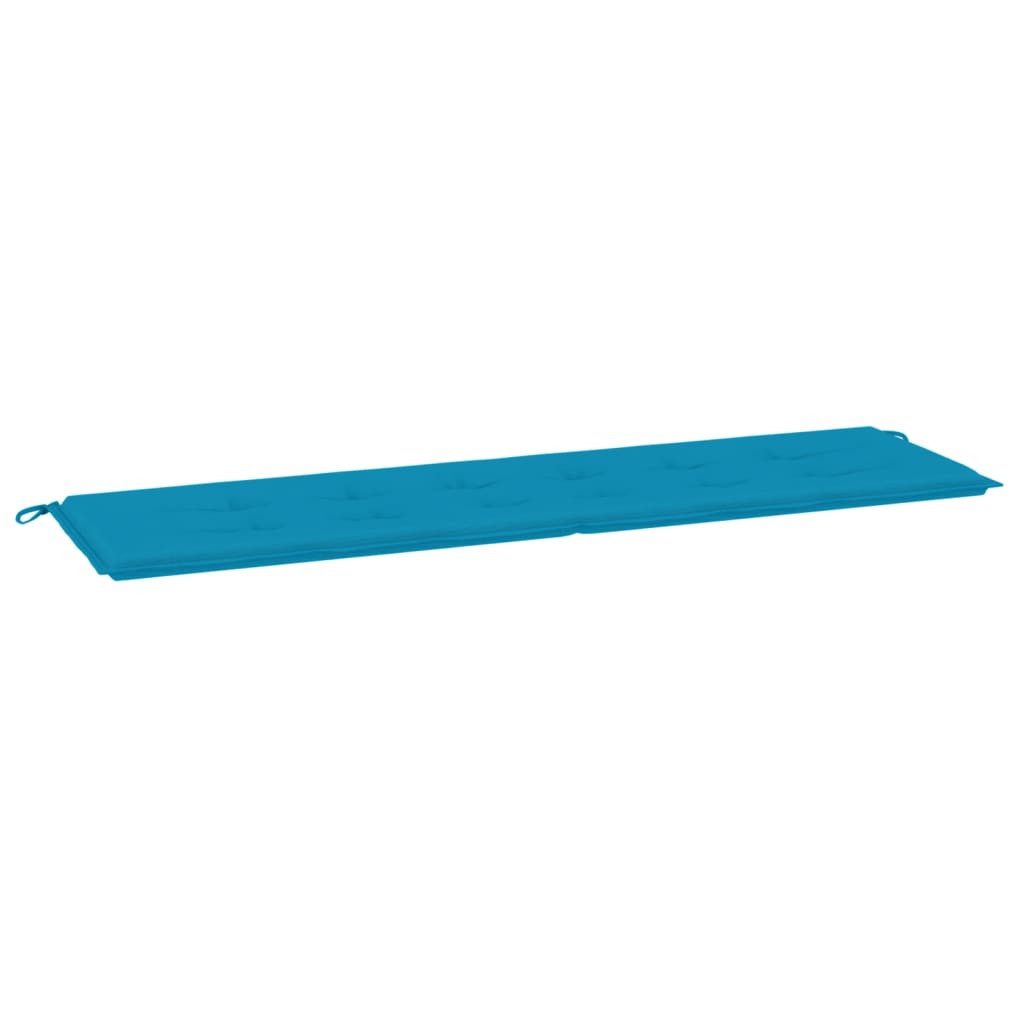 vidaXL Sitzauflage Gartenbank-Auflage Blau 180x50x3 cm günstig online kaufen
