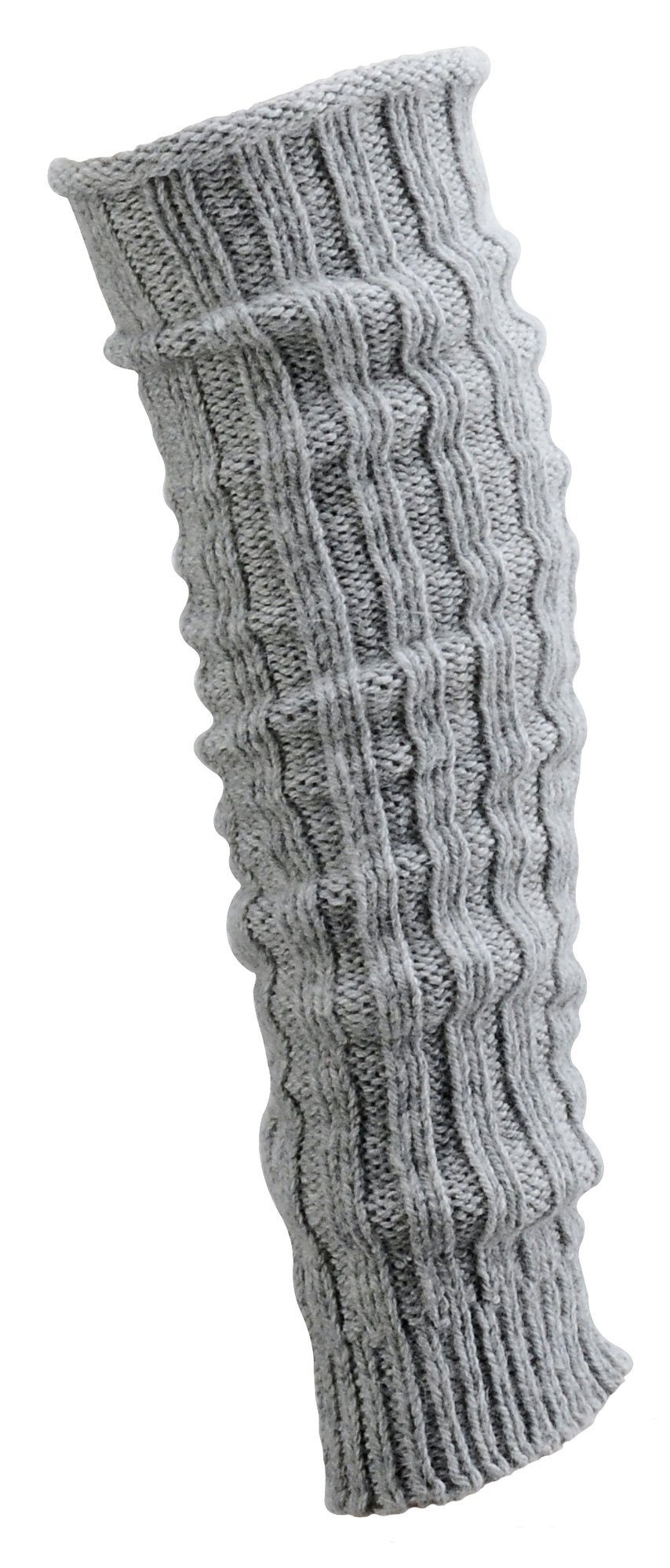 24 Paar und Beinstulpen Wolle Beinwärmer, Silber Legwarmers mit 1 Stulpen, Alpaka) (Schaf TippTexx