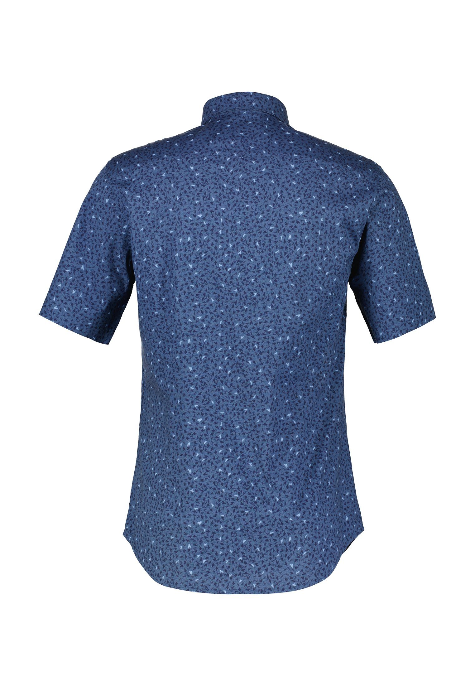 LERROS Kurzarmhemd mit Halbarmhemd AOP LERROS TRAVEL BLUE