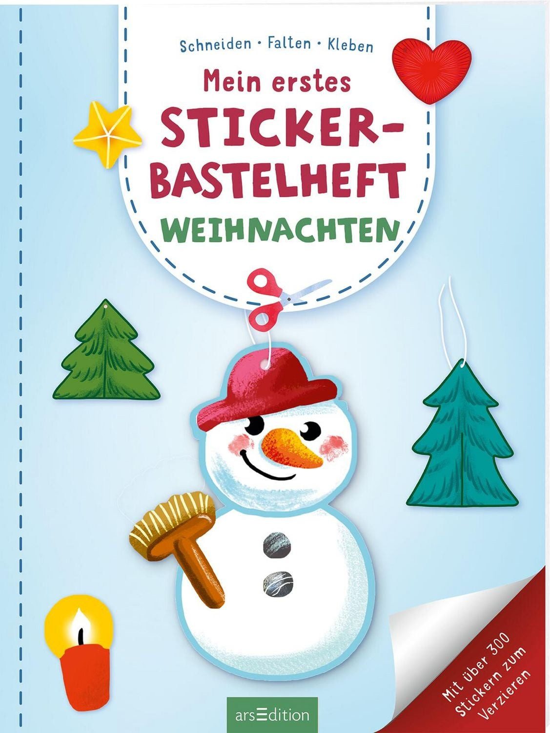 Mein erstes Sticker-Bastelheft – Weihnachten Mit über 300 Stickern zum / diverse
