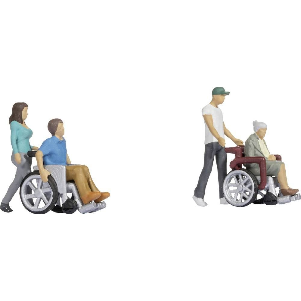 Modelleisenbahn-Figur TT Figuren Rollstuhlfahrer