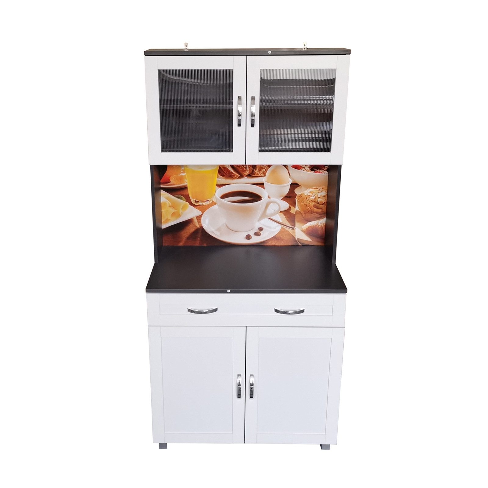 HTI-Living Hochschrank Küchenbuffet 1 Schublade Blanca günstig online kaufen