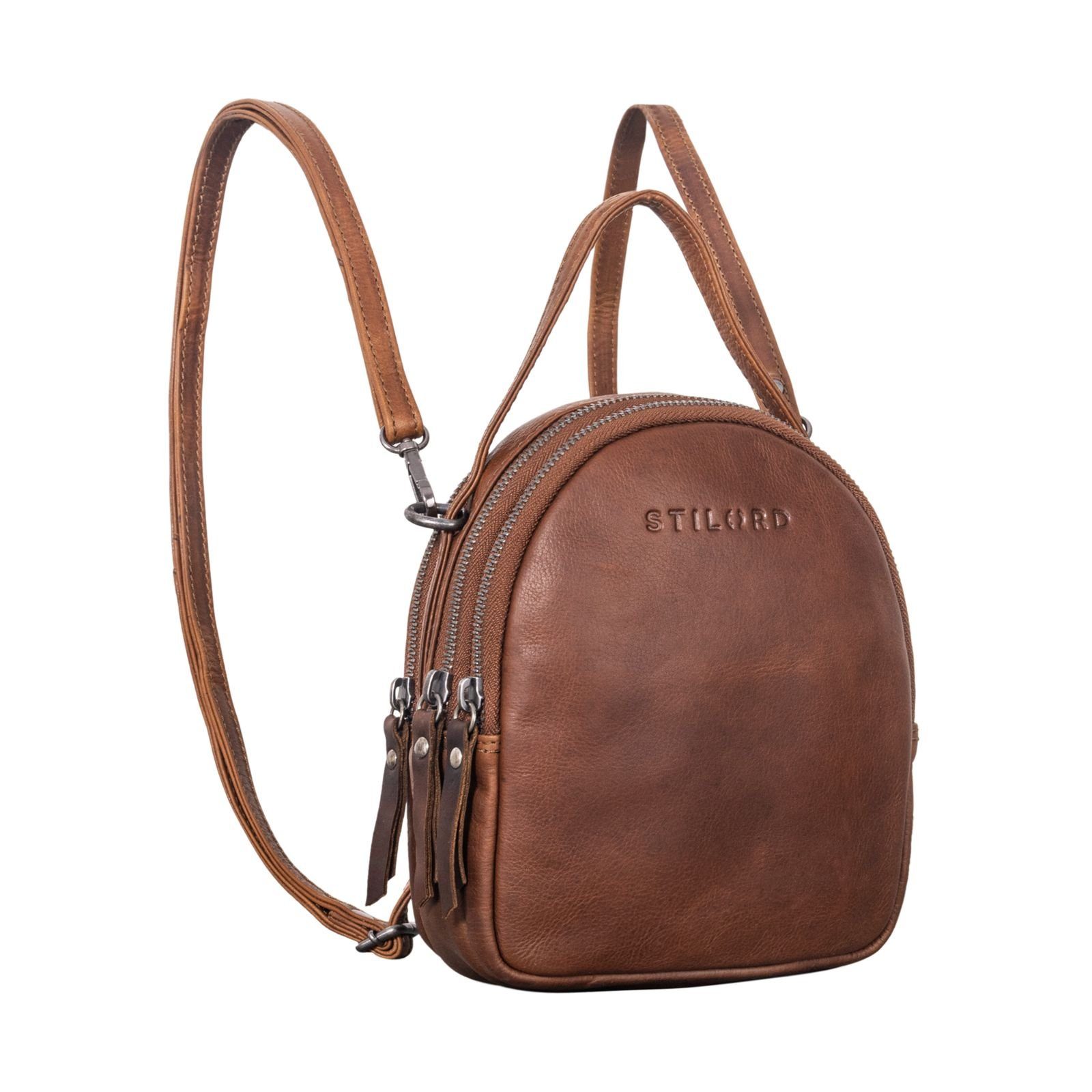 Cityrucksack "Stacy" Rucksack Handtasche Damen Klein