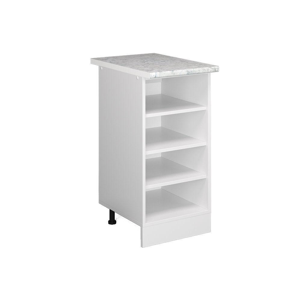 Vicco Unterschrank R-Line, Weiß/Weiß, 40 cm, günstig online kaufen