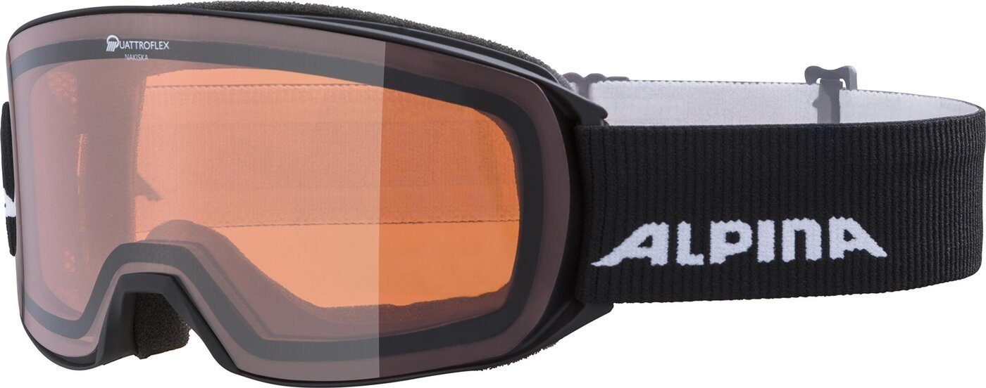 Alpina Sports matt Skibrille black ALPINA NAKISKA QH